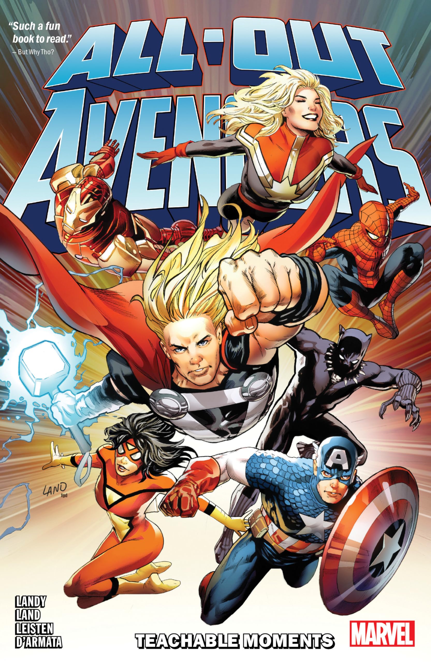 jaquette album ALL-OUT AVENGERS: TEACHABLE MOMENTS