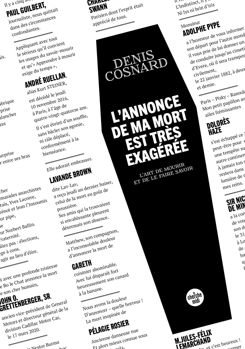 jaquette album L'annonce de ma mort est très exagérée