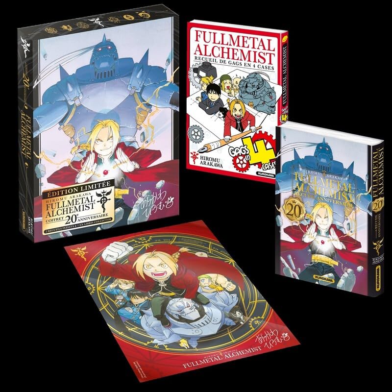 jaquette album Fullmetal Alchemist - Coffret 20e anniversaire