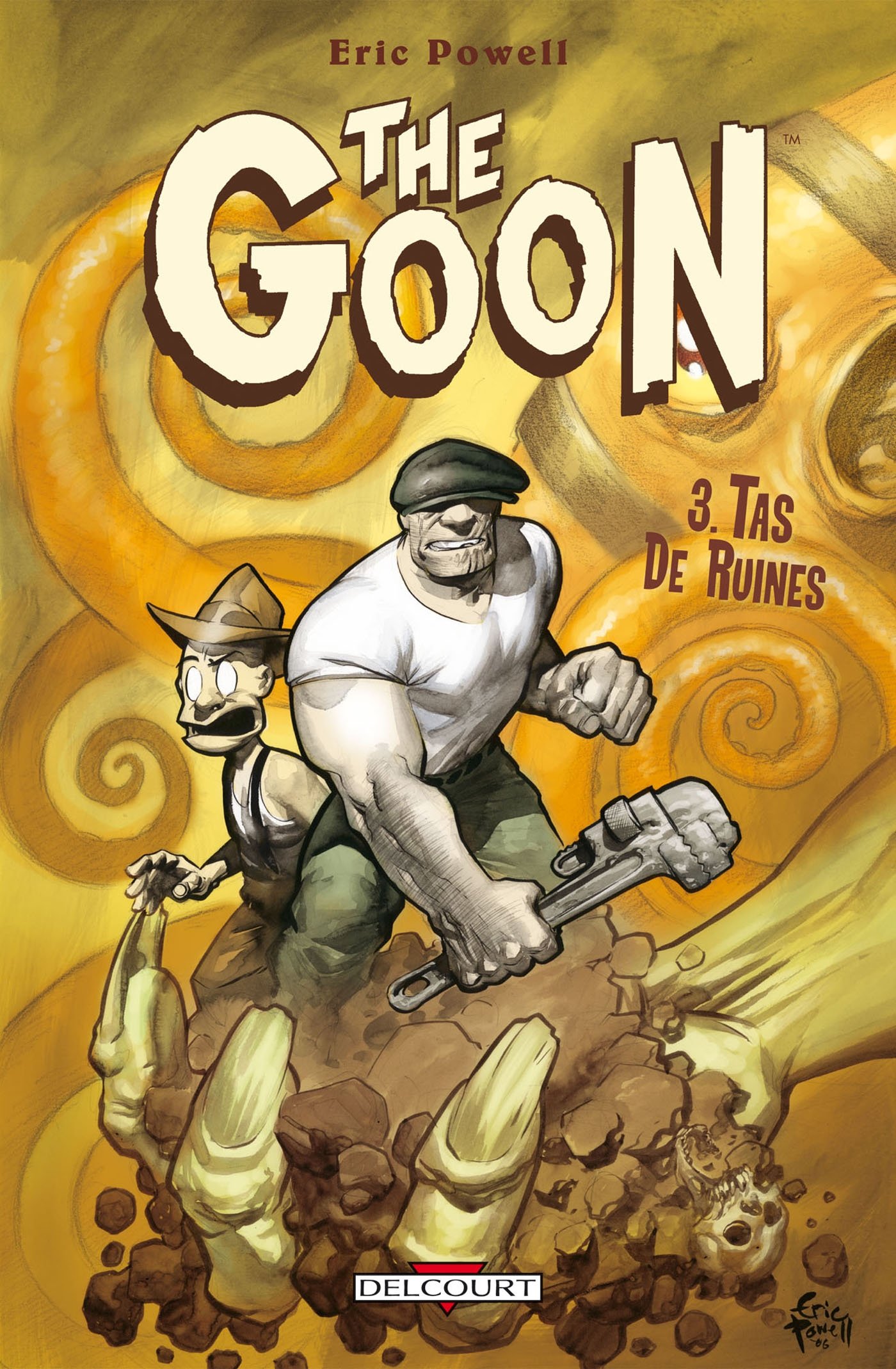 jaquette album The Goon T03: Tas de ruines