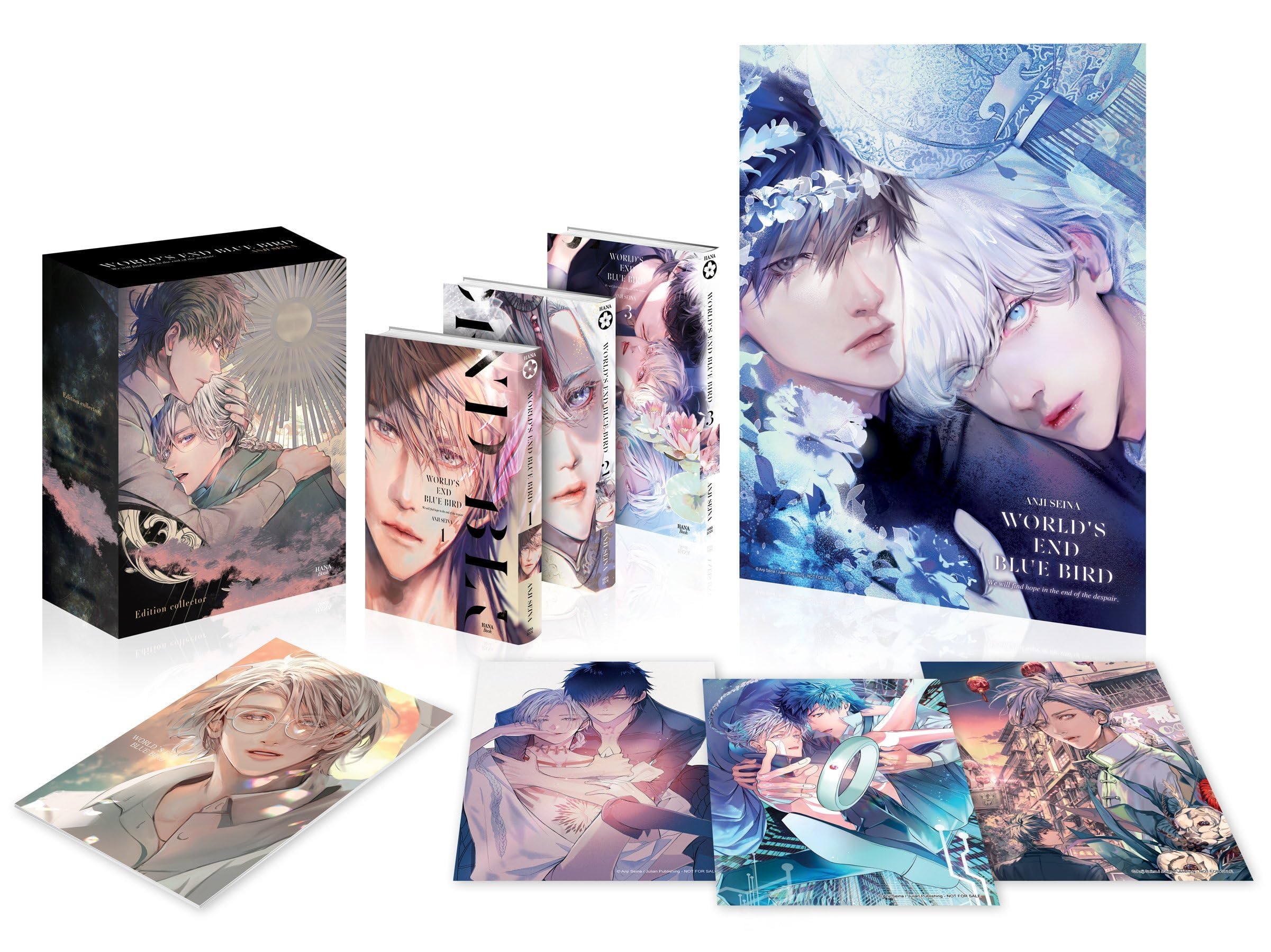 jaquette album Worlds end blue bird - Tomes 1 à 3 - Coffret Mangas (Livres)