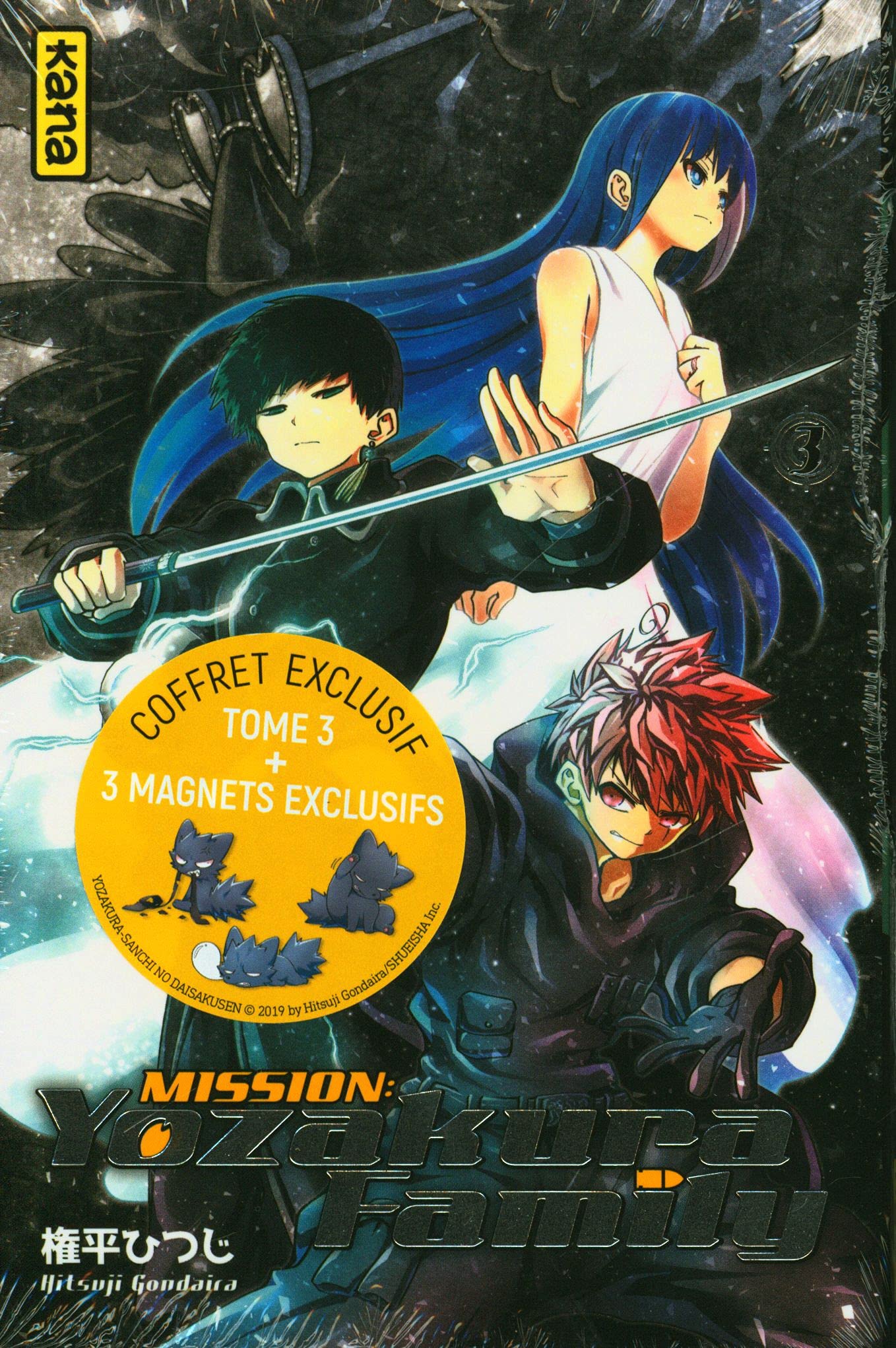 jaquette album Coffret collector Mission : Yozakura Family T3+magnet