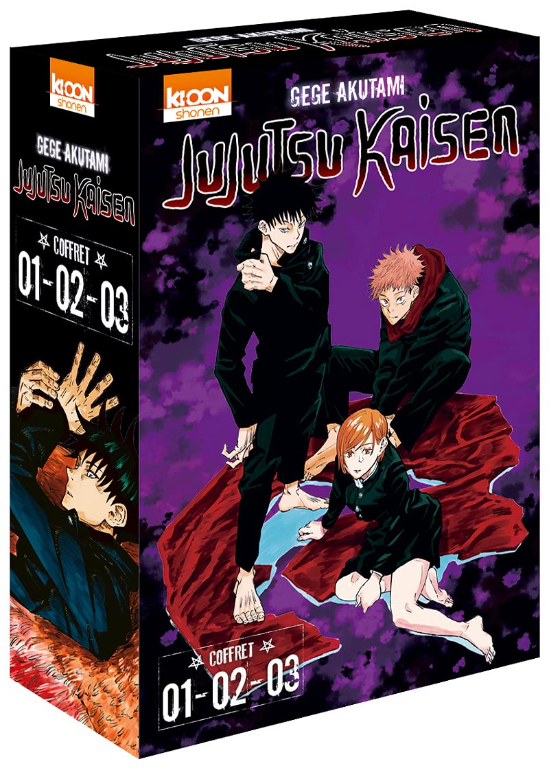 jaquette album Coffret Jujutsu Kaisen vol. 1 à 3