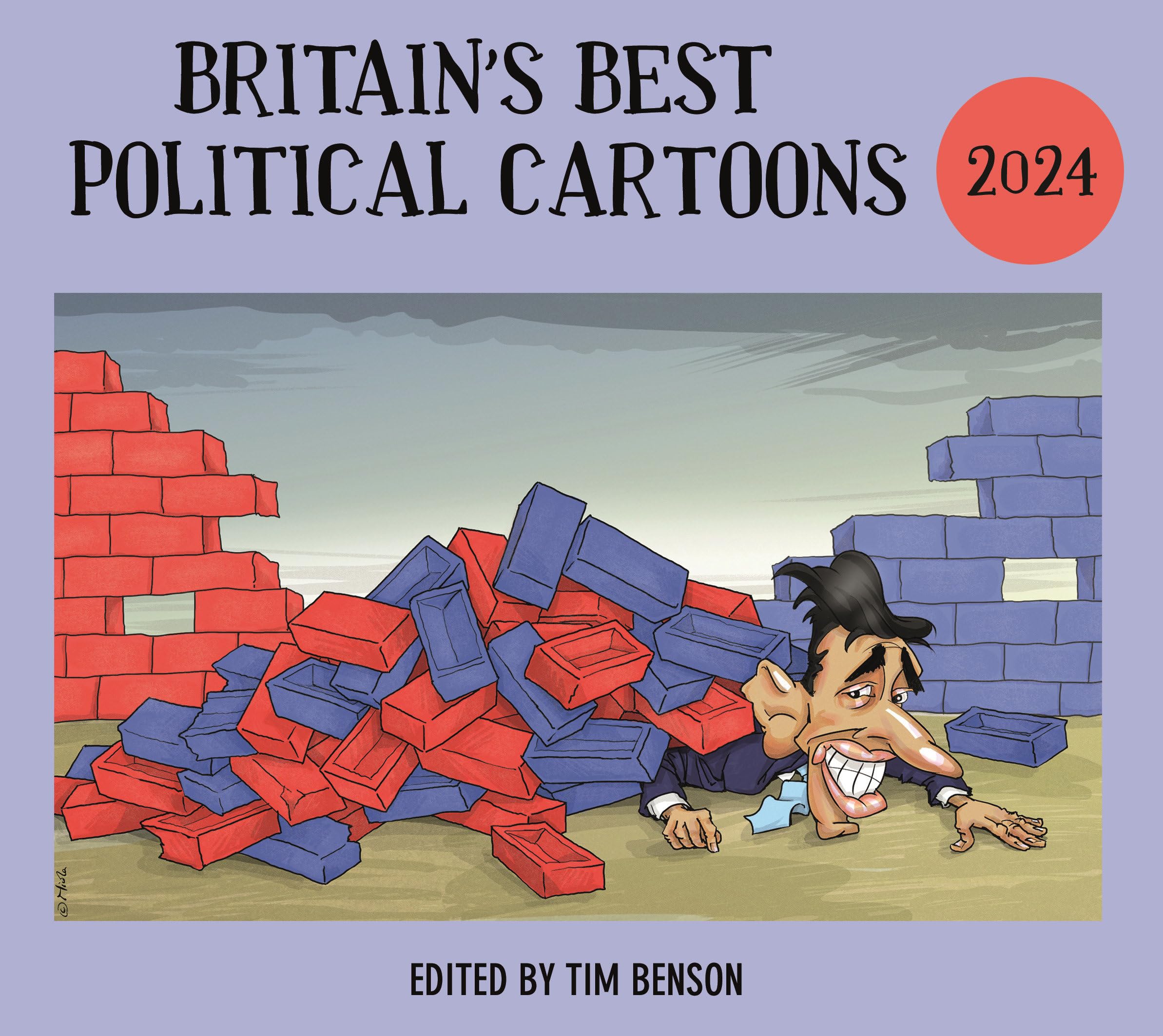 jaquette livre Britain's Best Political Cartoons 2024