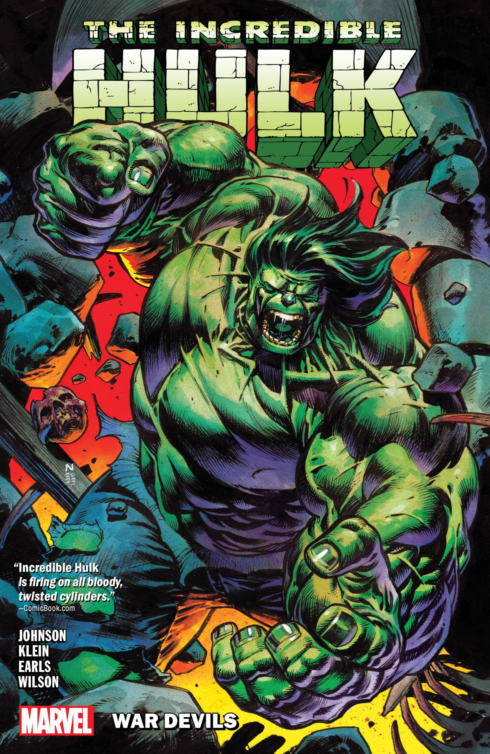 jaquette album INCREDIBLE HULK VOL. 2: WAR DEVILS