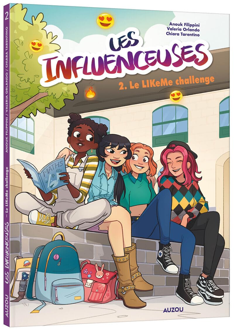 jaquette album Les influenceuses - tome 2 - le like me challenge (2)