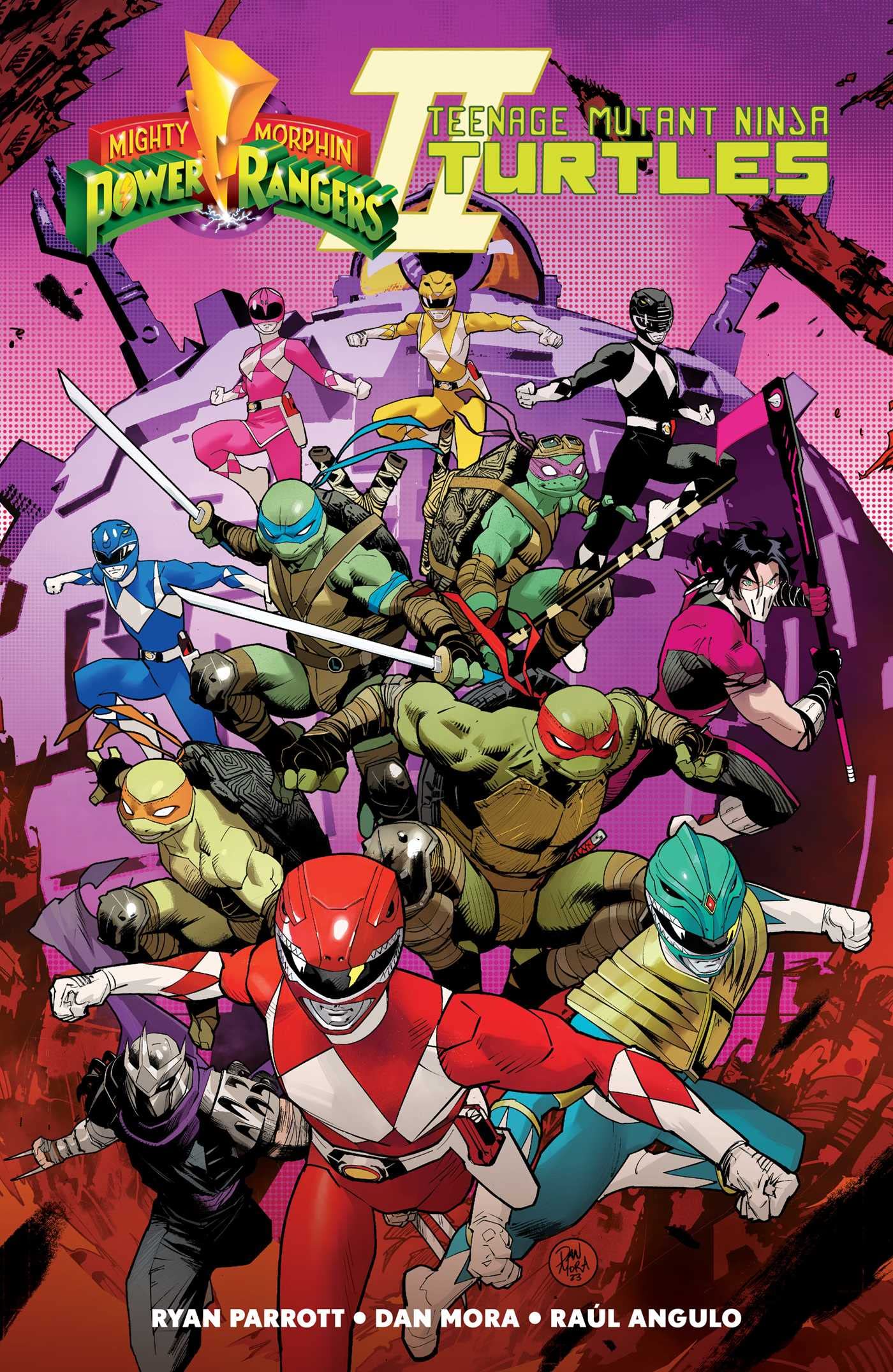 jaquette album Mighty Morphin Power Rangers/Teenage Mutant Ninja Turtles II SC