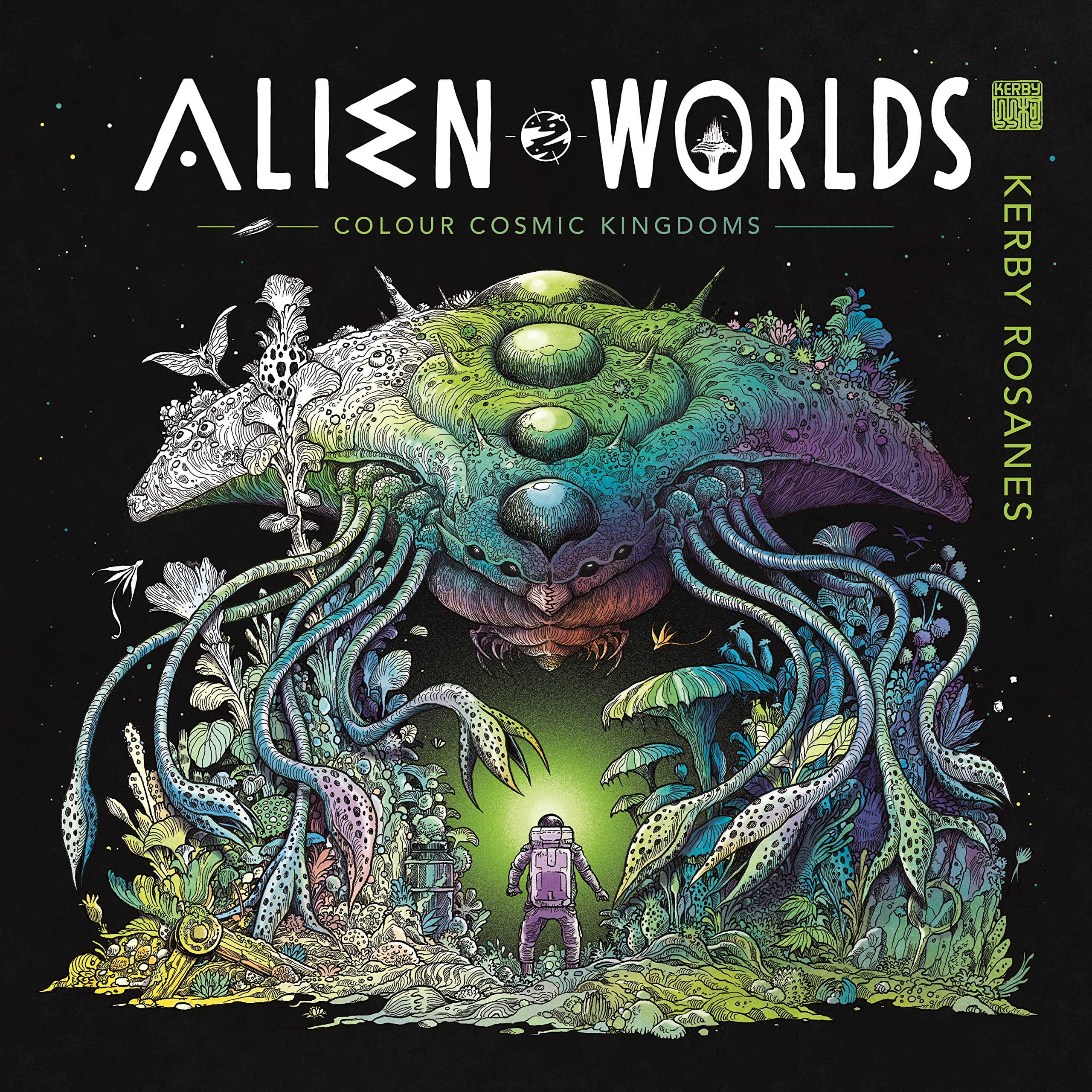 jaquette album Alien Worlds: Colour Cosmic Kingdoms
