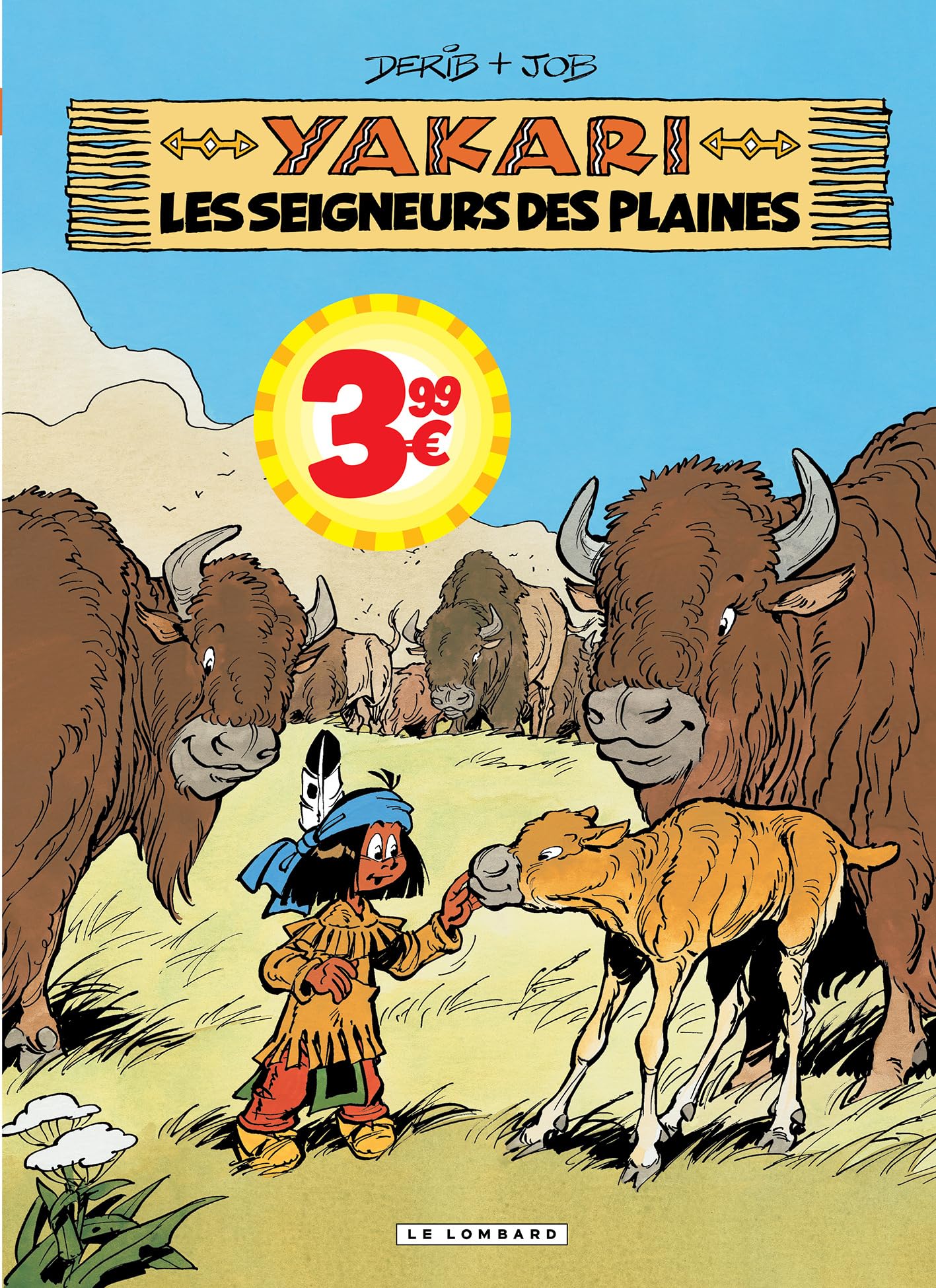jaquette album Yakari - Tome 13 - Les Seigneurs des plaines