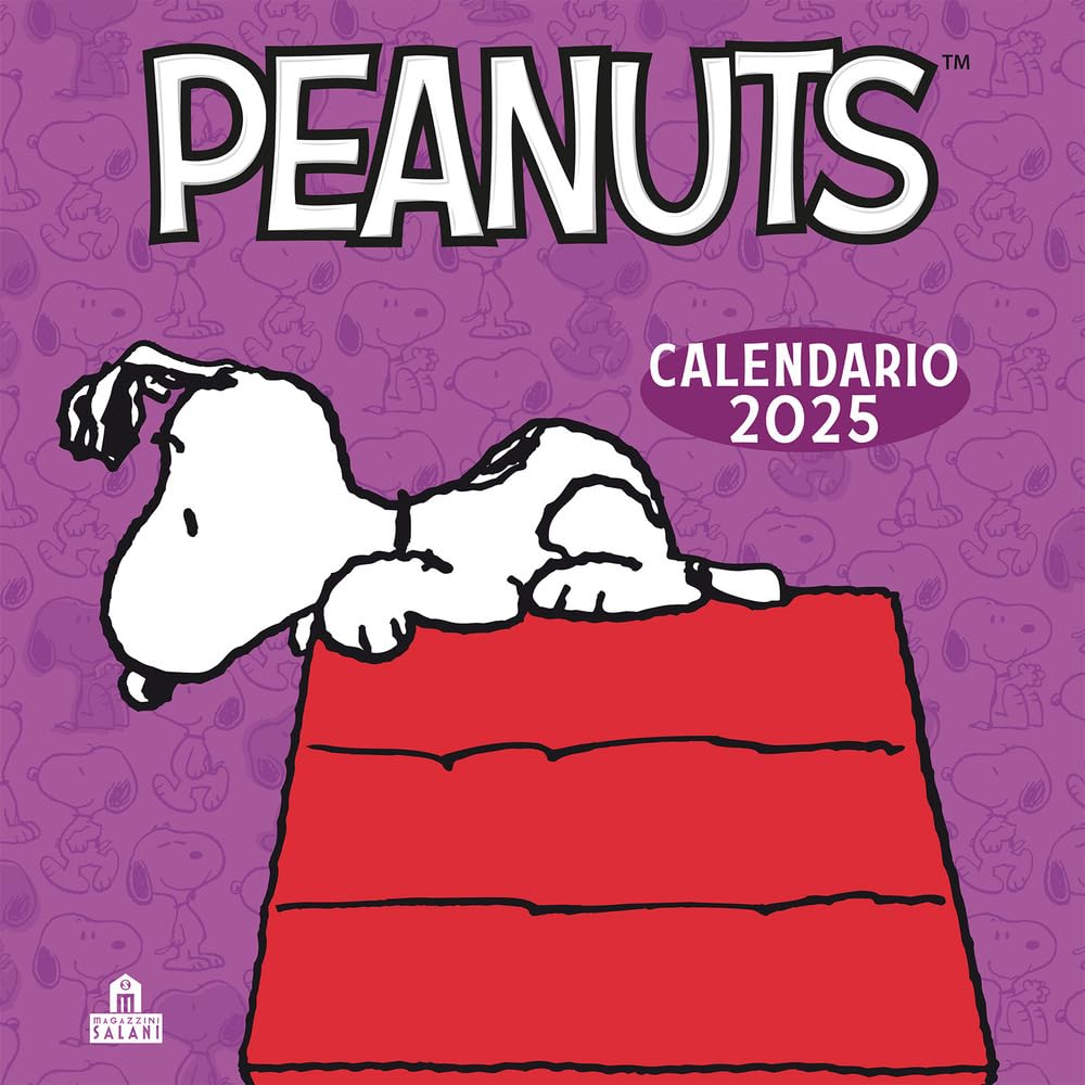 jaquette livre Peanuts. Calendario da parete 2025