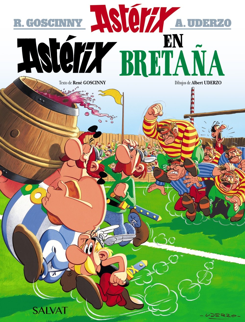 jaquette livre Asterix in Spanish: Asterix en Bretana