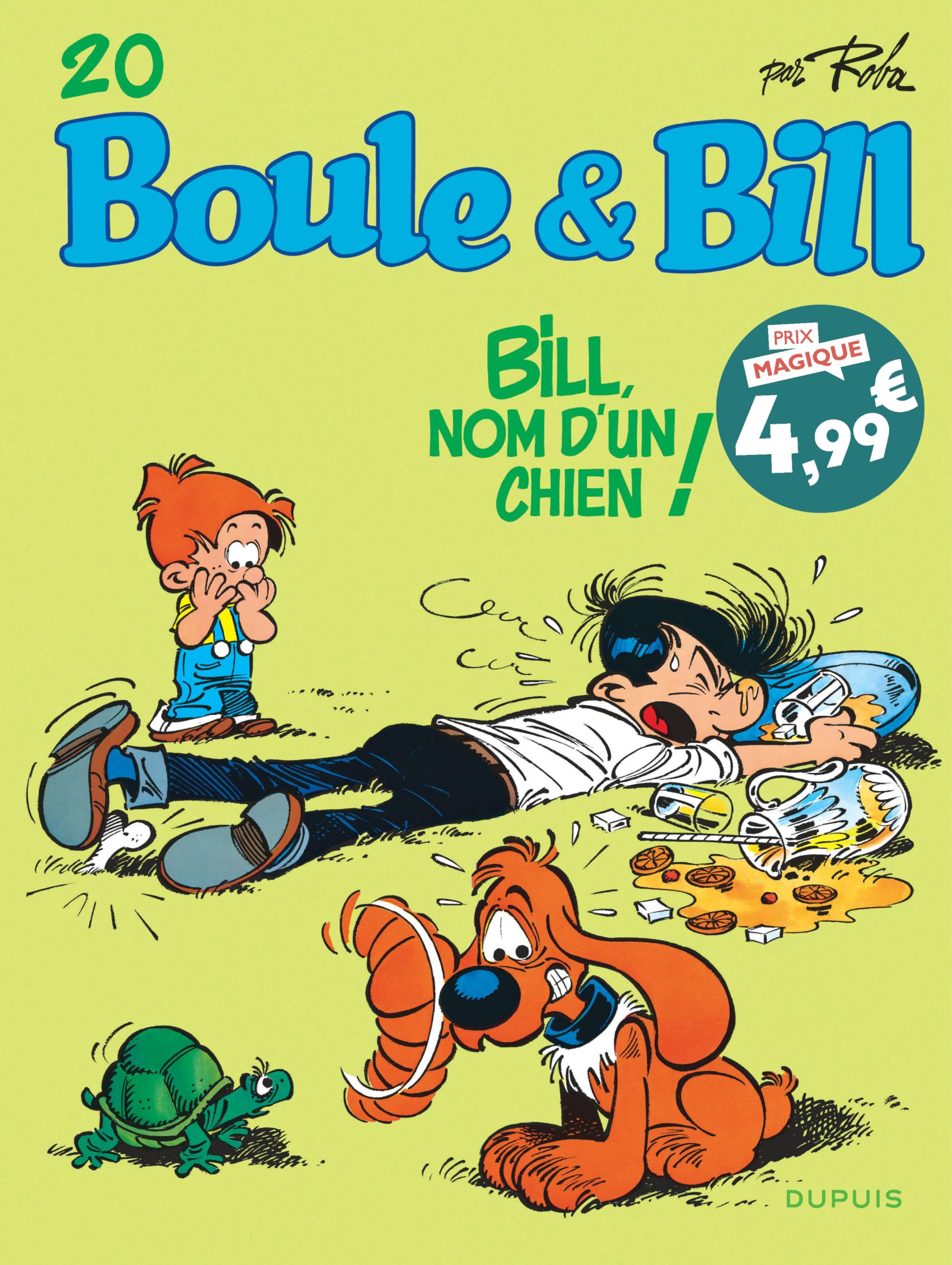 jaquette album Boule et Bill - Tome 20 - Bill, nom d'un chien !