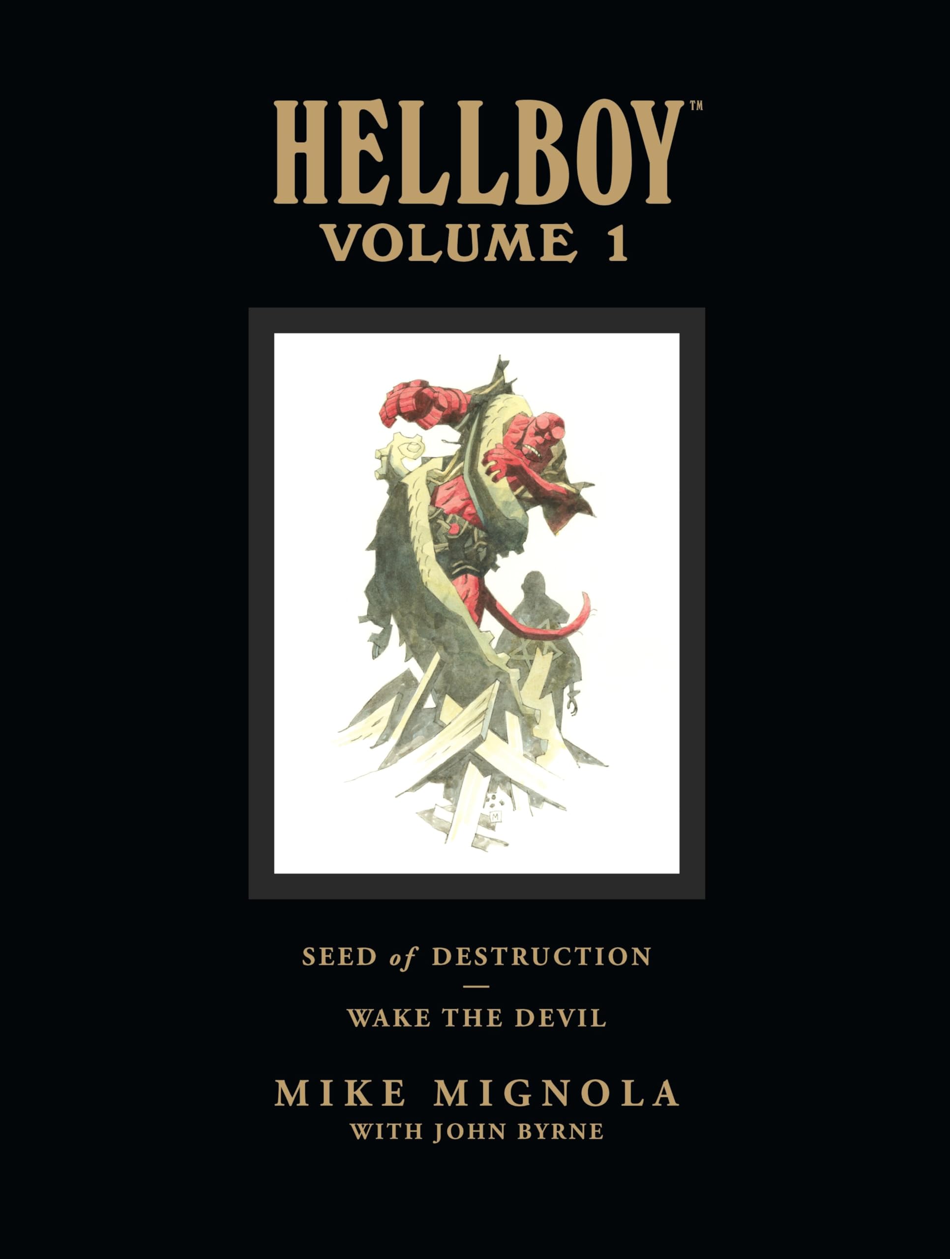 jaquette album Hellboy vol. 1: Seed of Destruction/Wake the Devil (library edition)