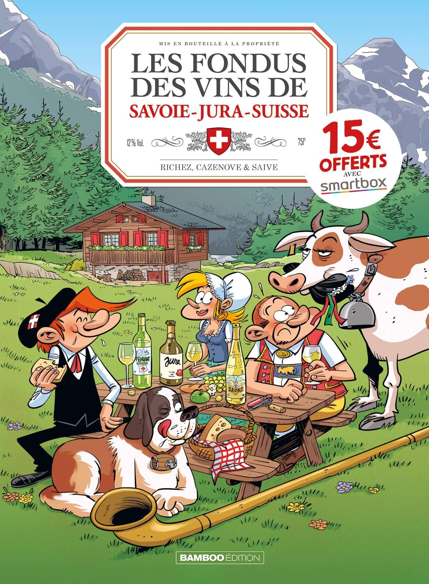 jaquette album Les Fondus du vin : Jura Savoie Suisse - OP 2021