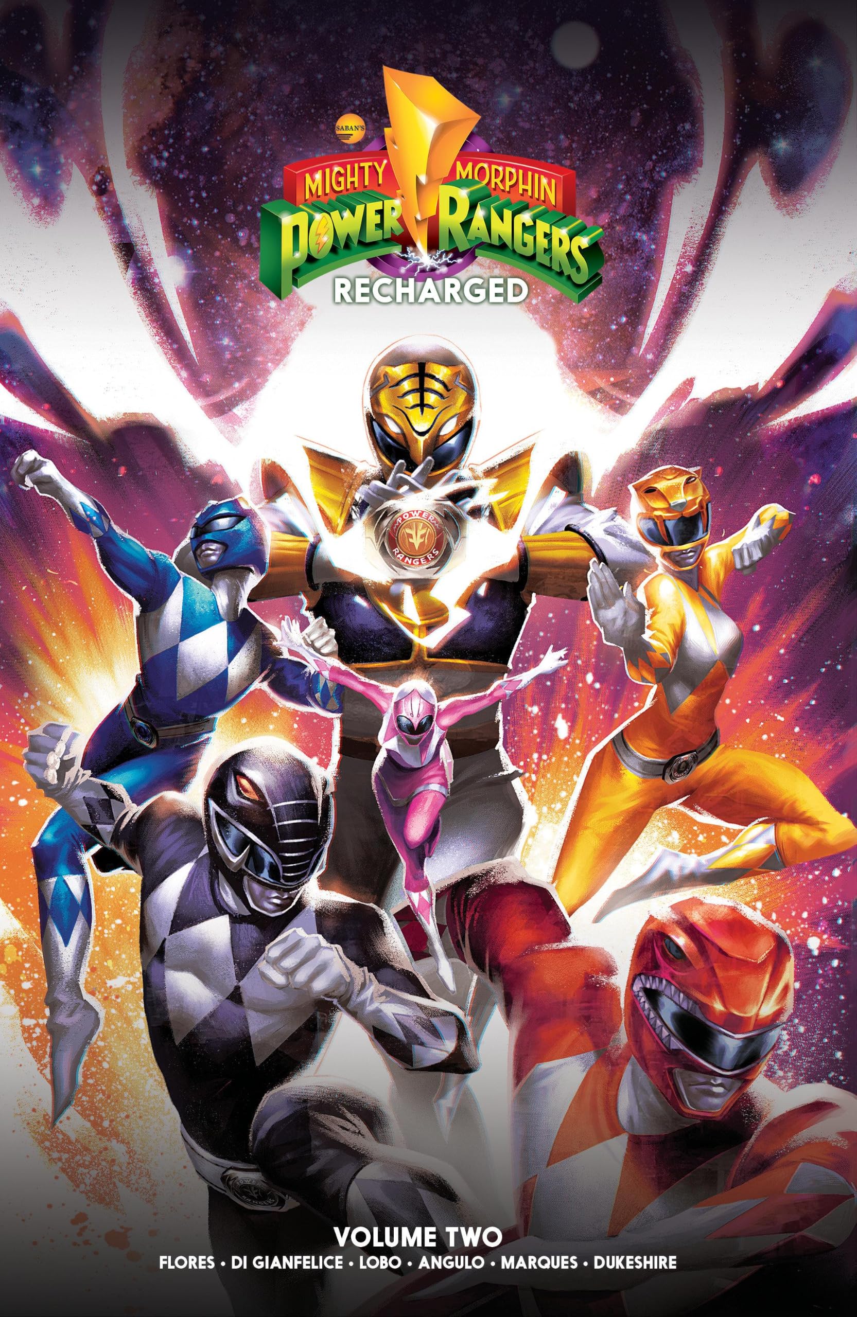 jaquette album Mighty Morphin Power Rangers: Recharged Vol. 2 SC (Book 16)
