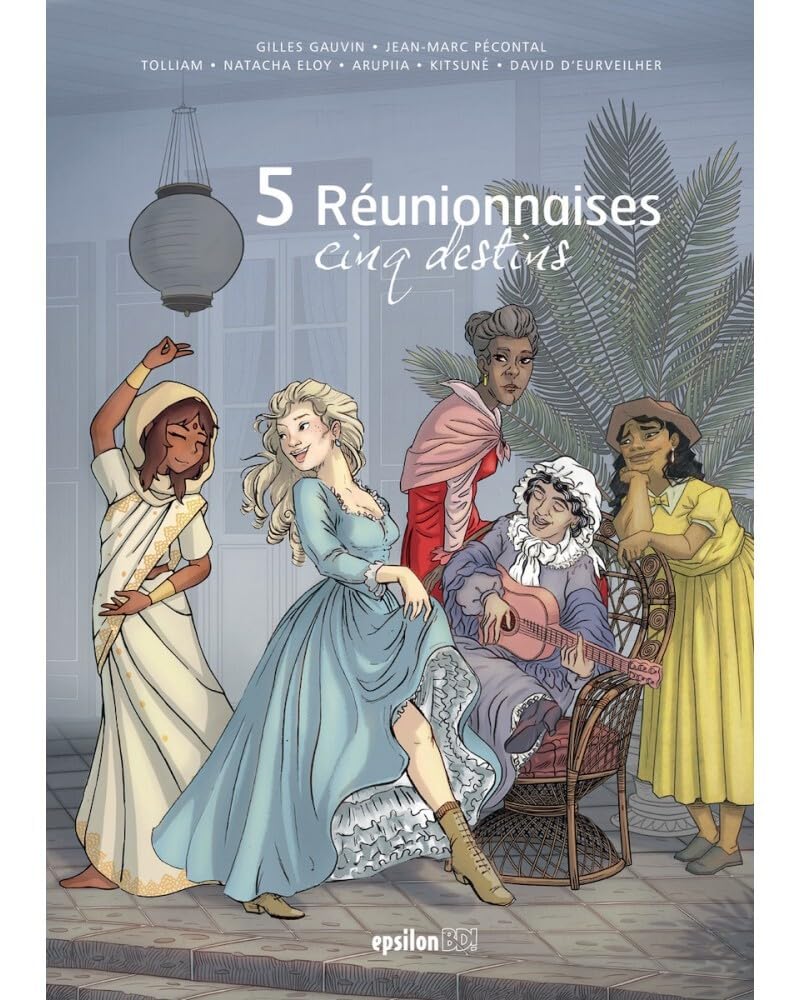 jaquette album 5 Réunionaises: Cinq destins