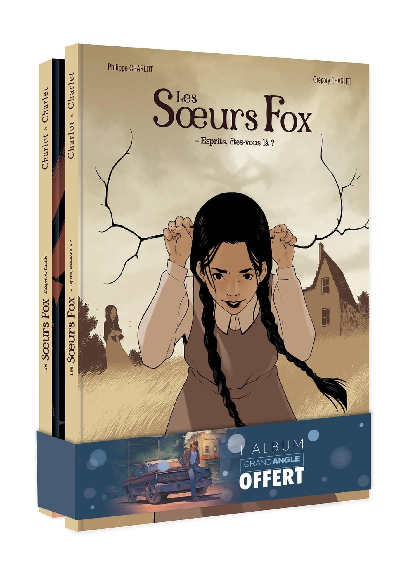 jaquette album Les Soeurs Fox - pack promo - vol. 01 + vol. 02 - édition limitée