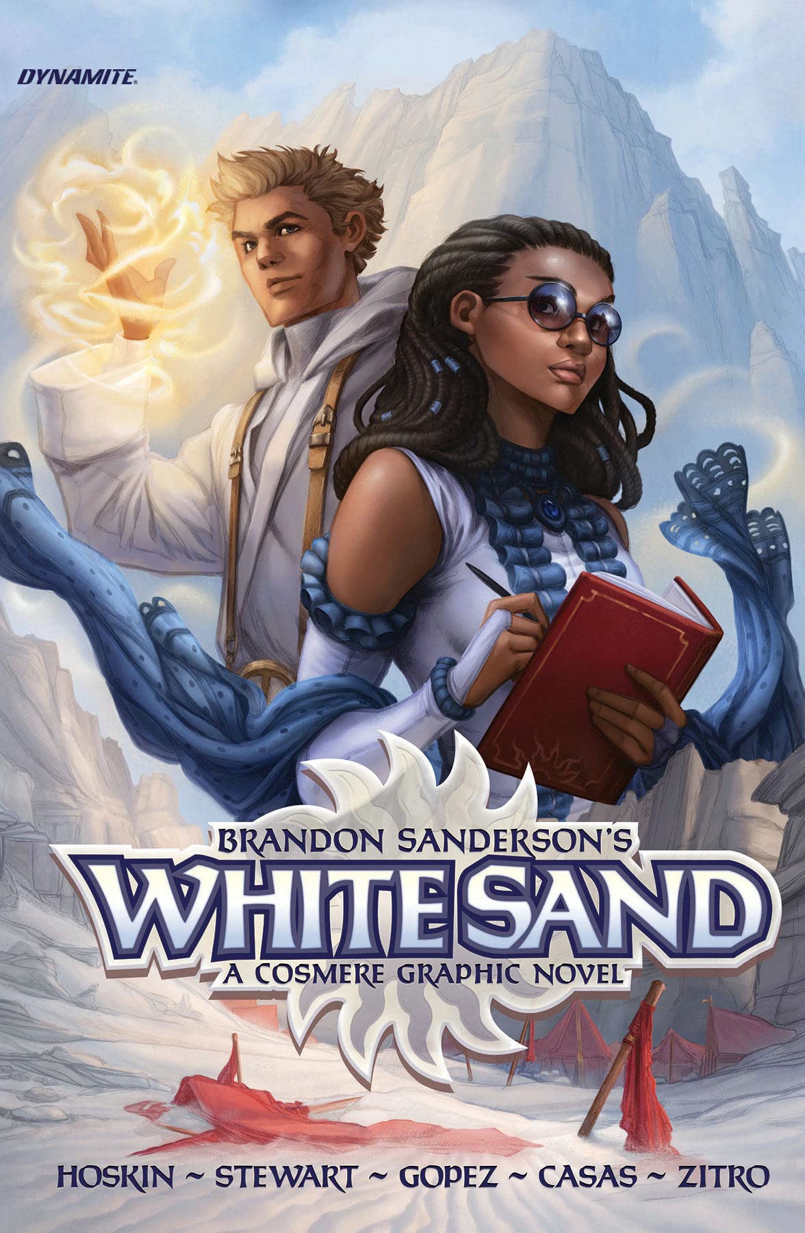 jaquette album Brandon Sanderson's White Sand Omnibus