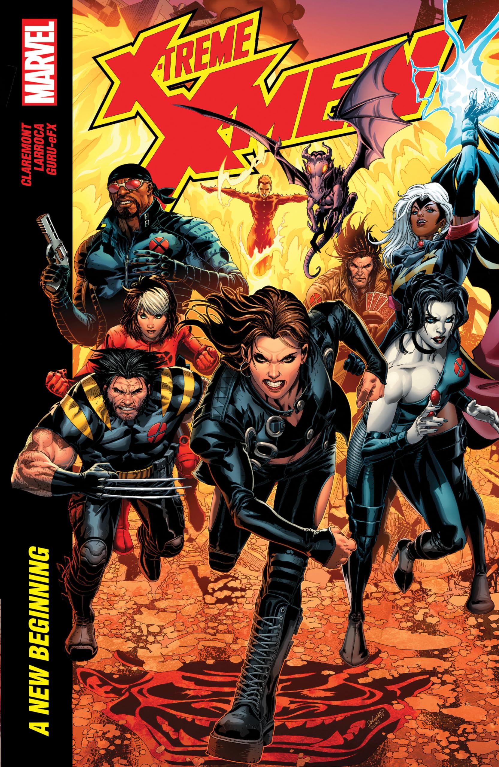 jaquette album X-TREME X-MEN BY CLAREMONT & LARROCA: A NEW BEGINNING