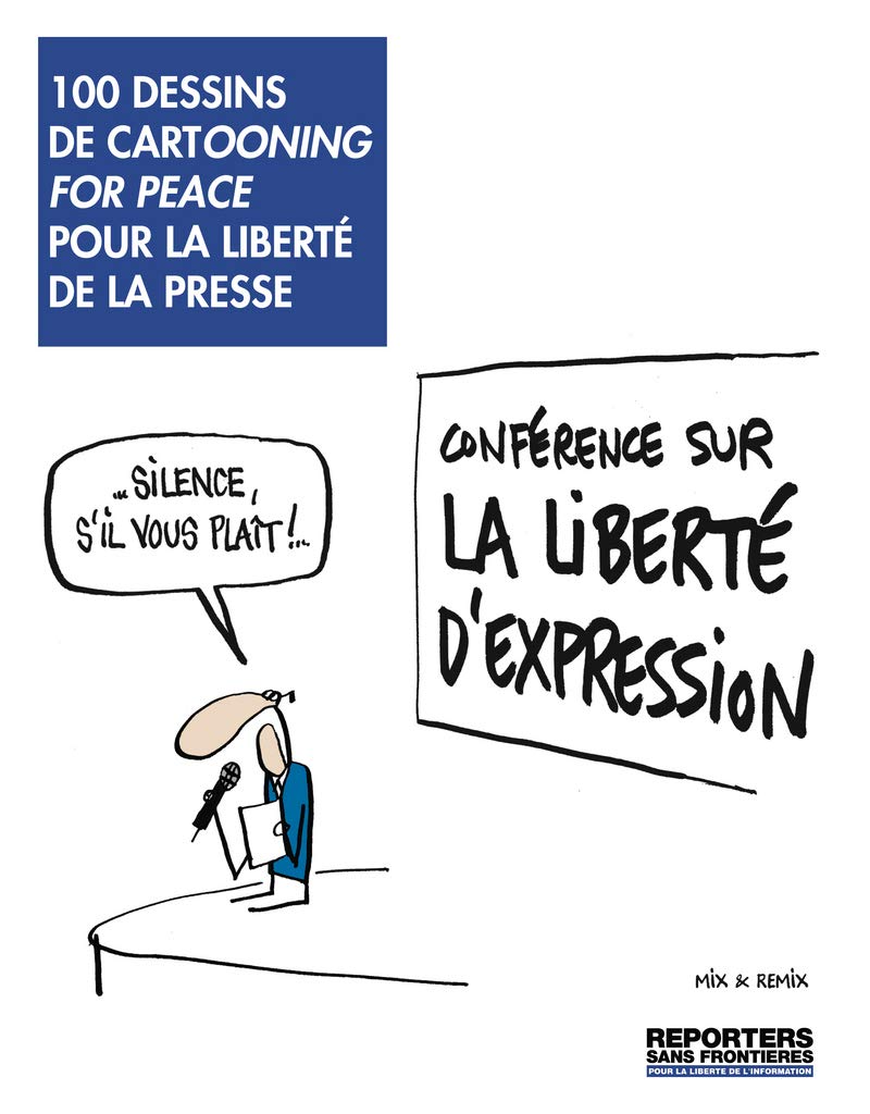 jaquette album 100 dessins pour la liberté de la presse