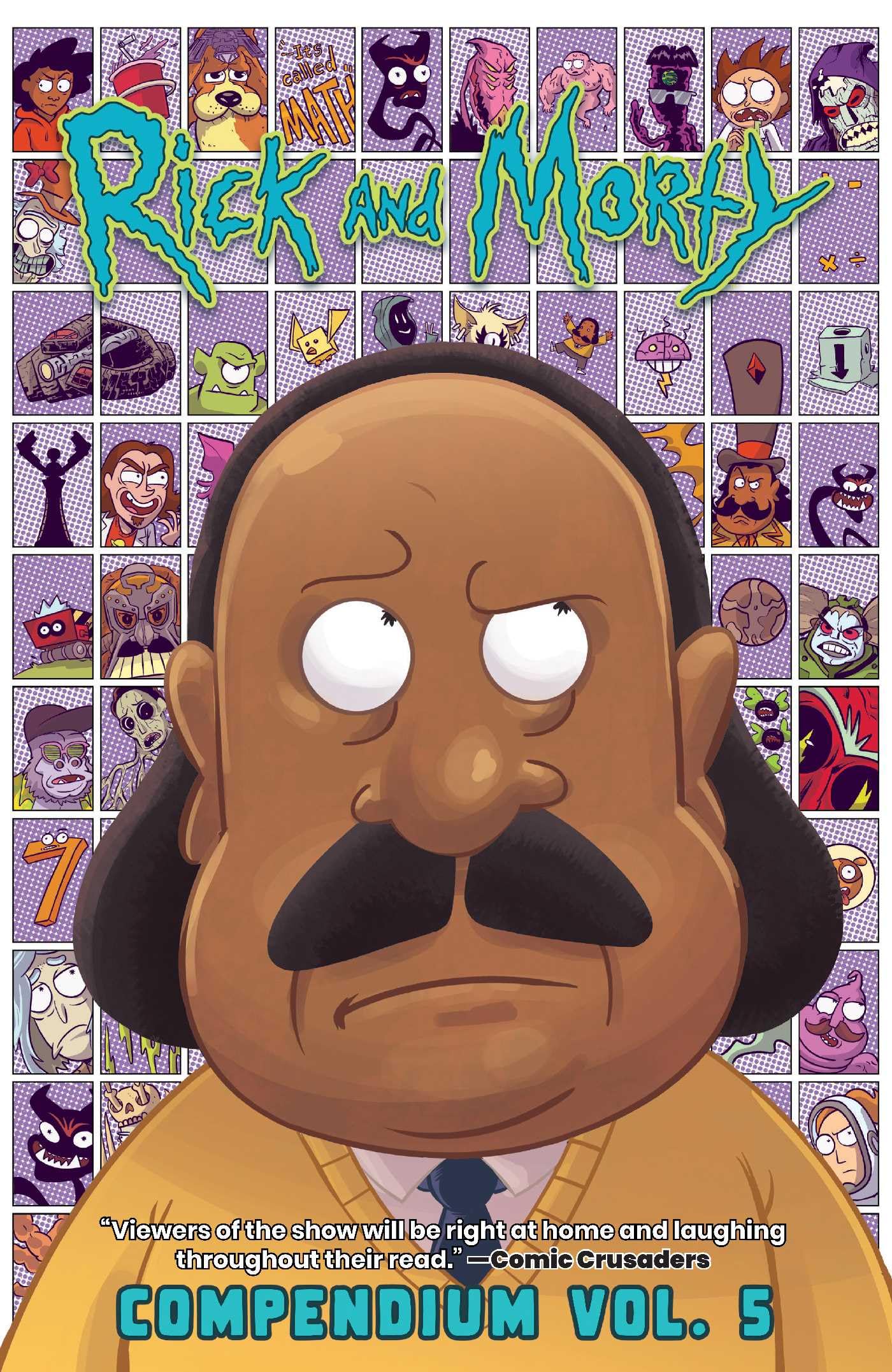 jaquette album Rick and Morty Compendium 5