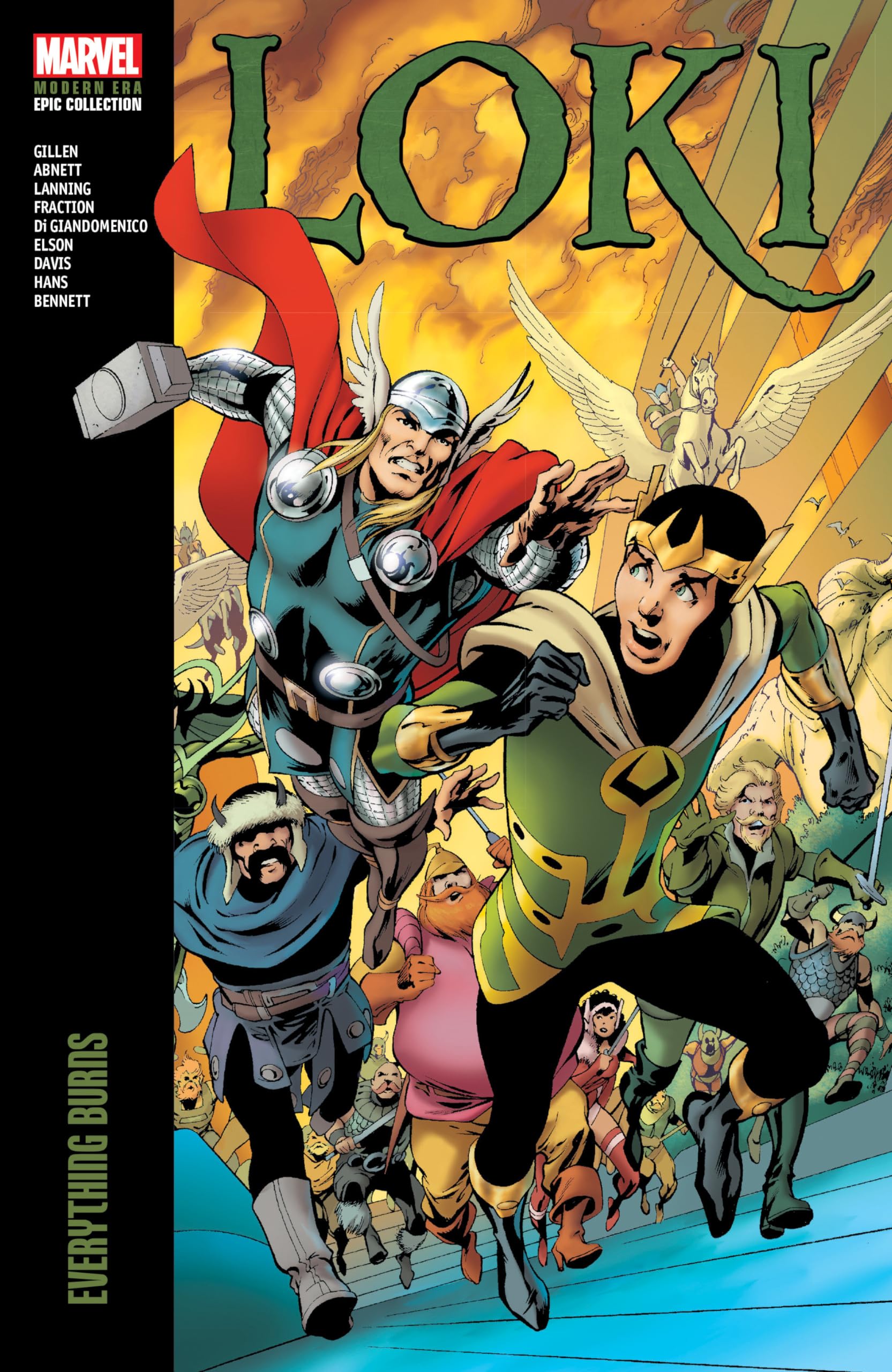 jaquette album LOKI MODERN ERA EPIC COLLECTION: EVERYTHING BURNS