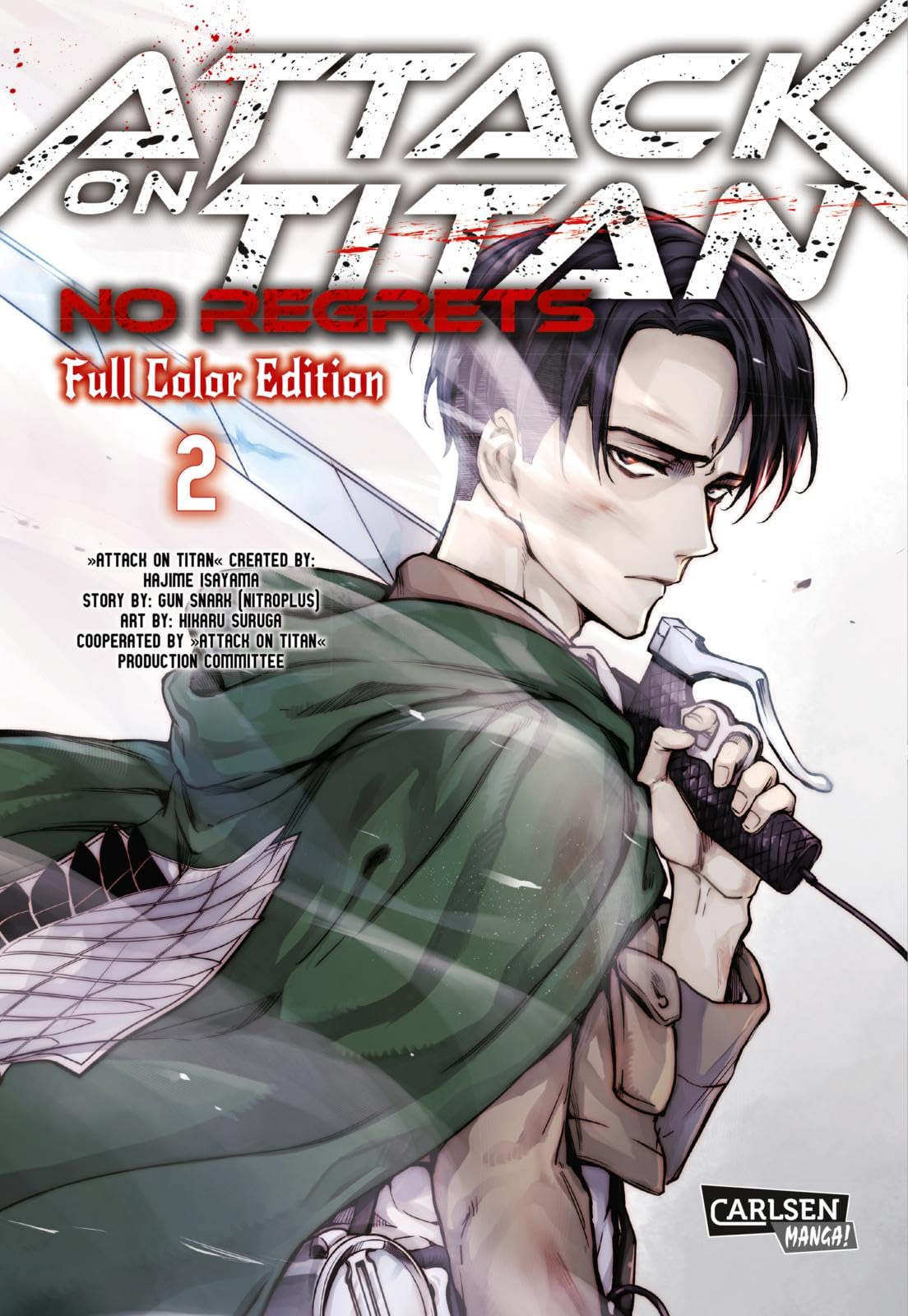 jaquette album Attack On Titan - No Regrets Full Colour Edition 2