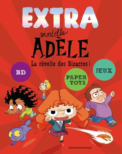 jaquette album Extra Mortelle Adèle Tome 3 - La Révolte Des Bizarres !