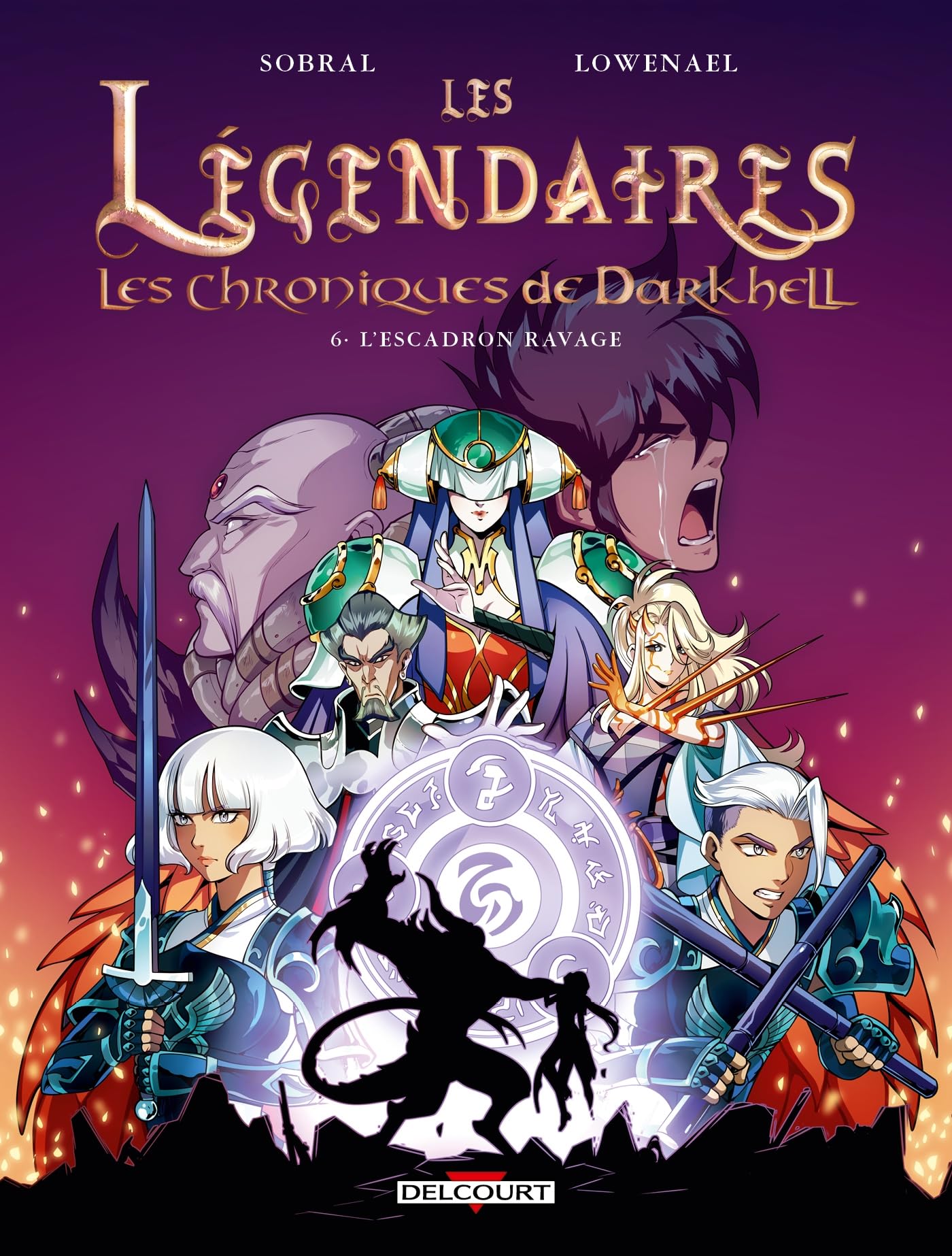 jaquette album Les Légendaires - Les Chroniques de Darkhell T06: L'Escadron Ravage