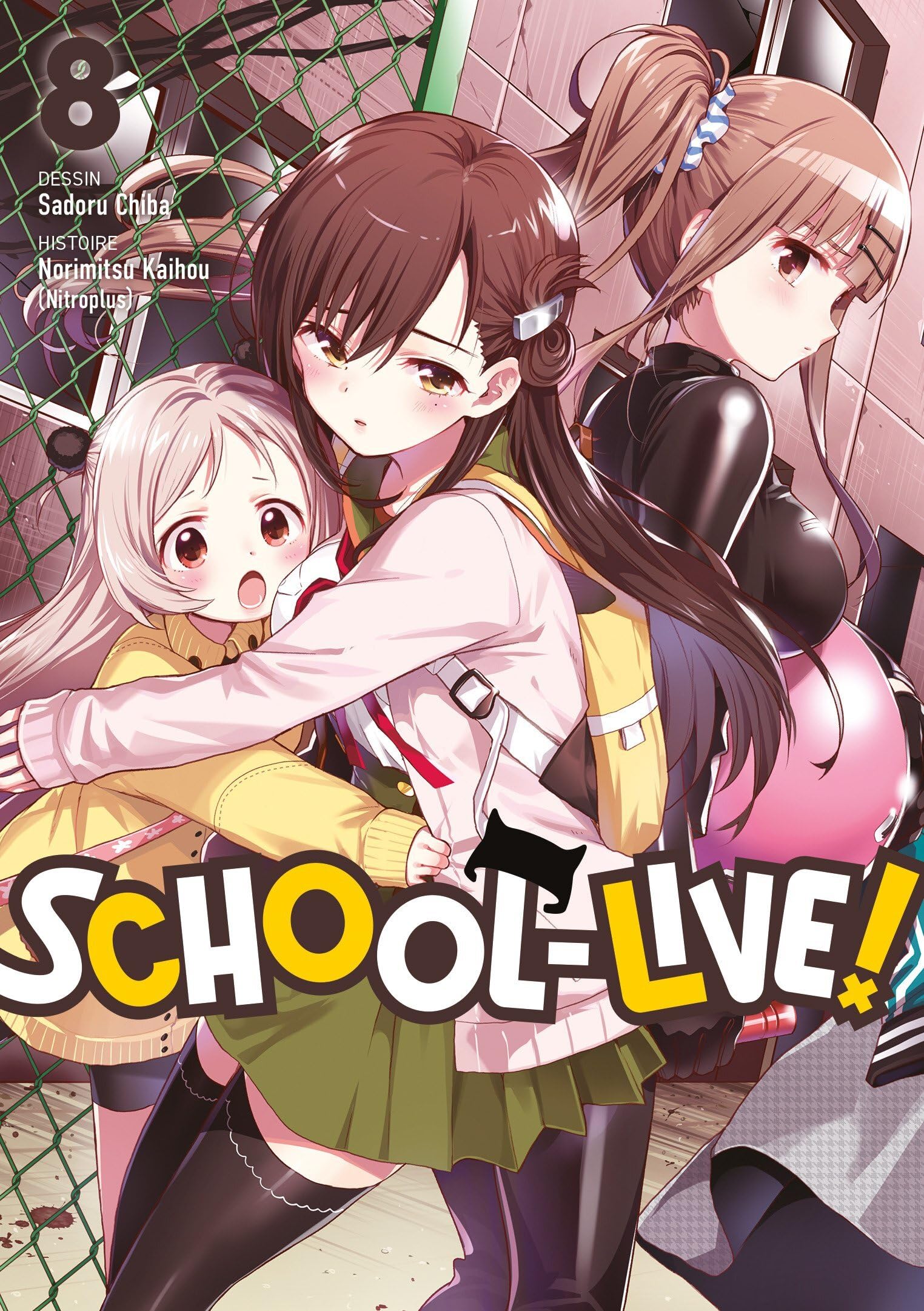 jaquette album School-Live! - Tome 08