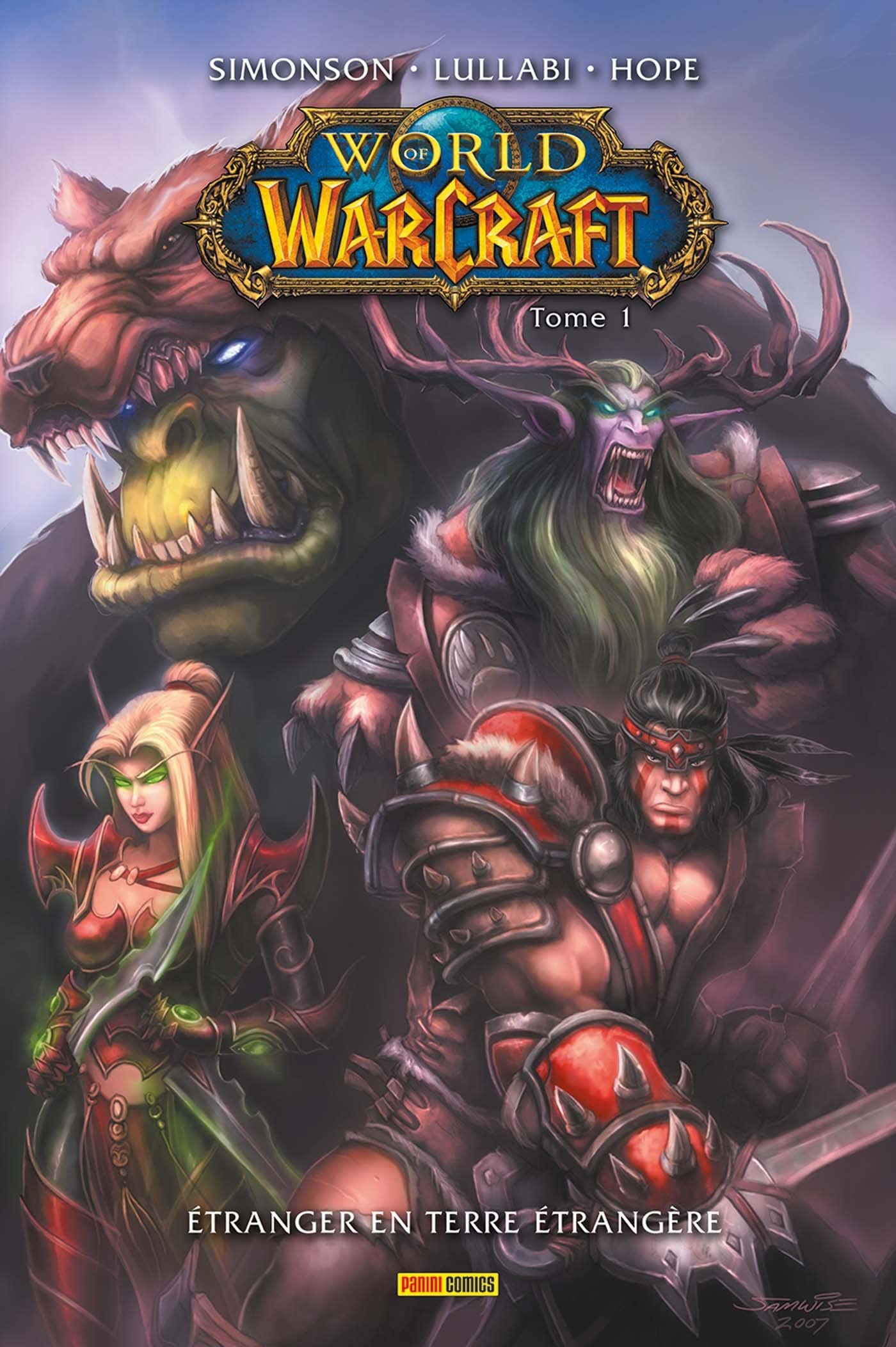 jaquette album World of Warcraft T01 : Etranger en terre étrangère