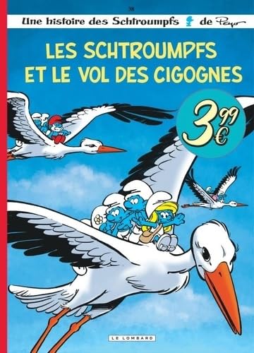 jaquette album Les Schtroumpfs Lombard - Tome 38 - Les Schtroumpfs et le vol des cigognes