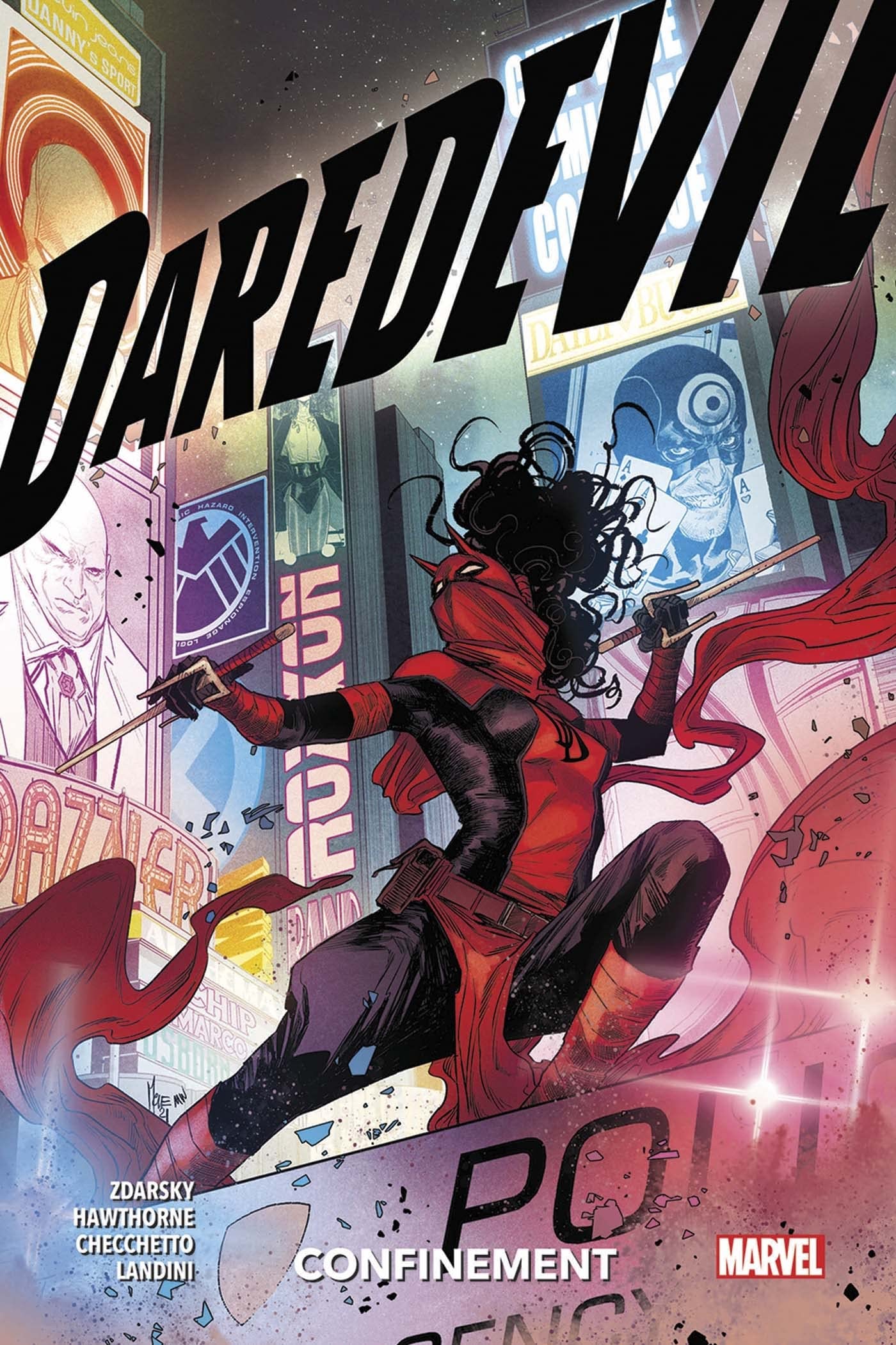 jaquette album Daredevil T07 : Confinement
