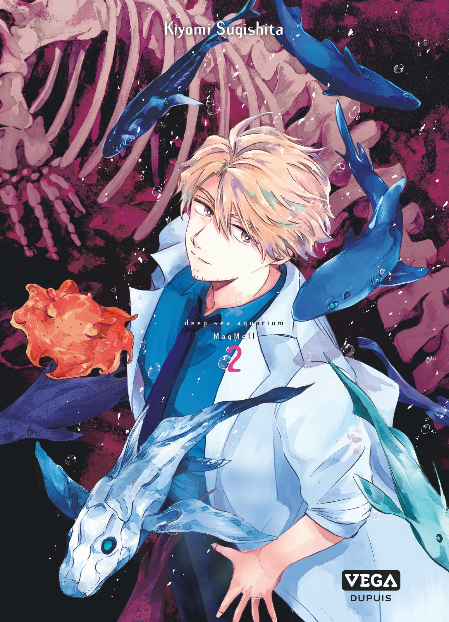 jaquette livre Deep sea aquarium Magmell - Tome 2