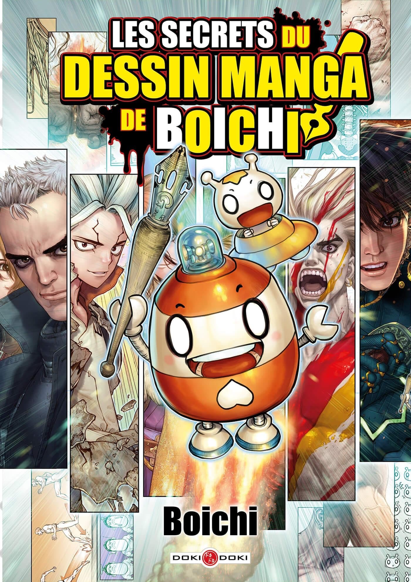 jaquette album Les secrets du dessin manga de Boichi