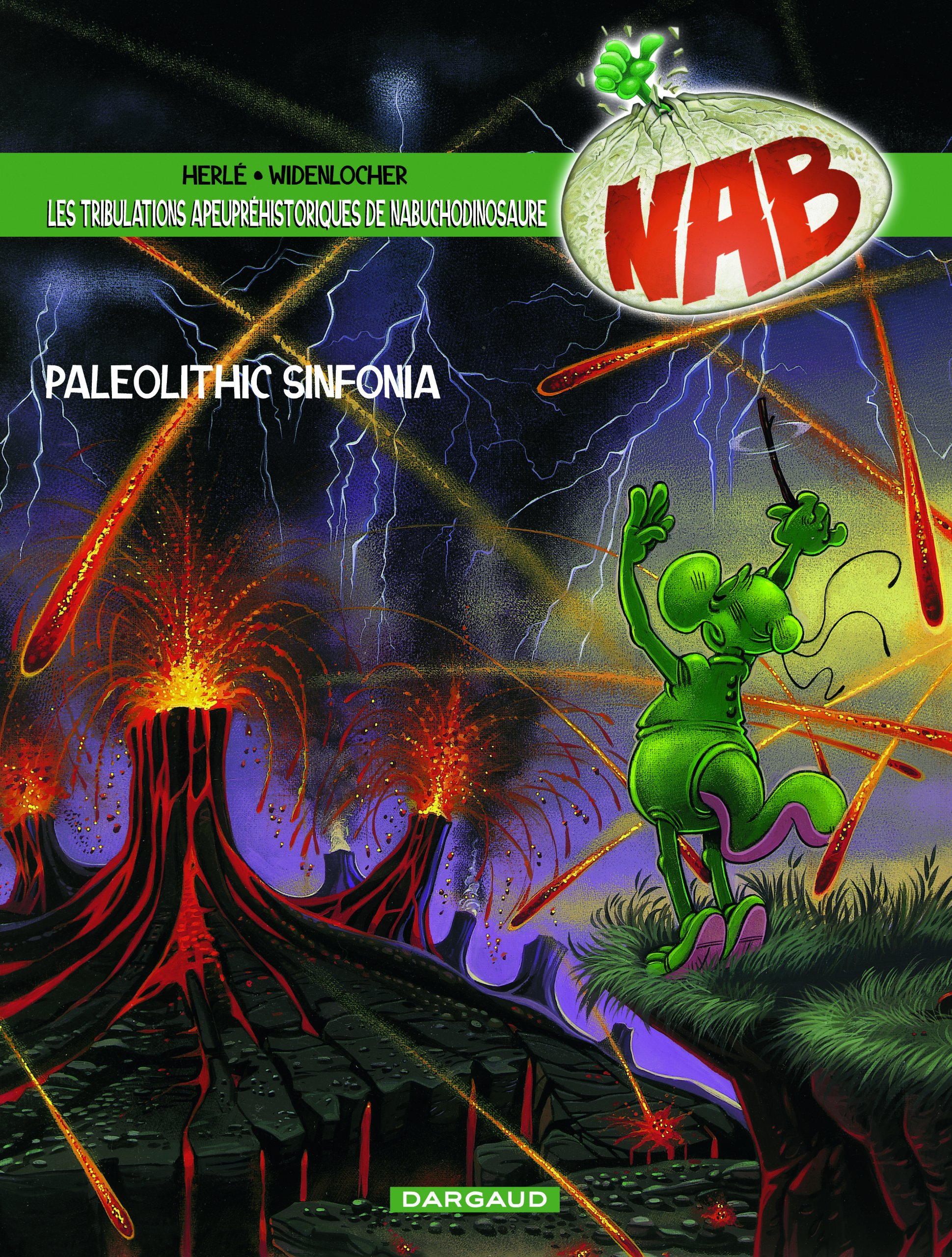 jaquette album Les Tribulations apeupréhistoriques de Nabuchodinosaure - Tome 6 - Paléolithic sinfonia