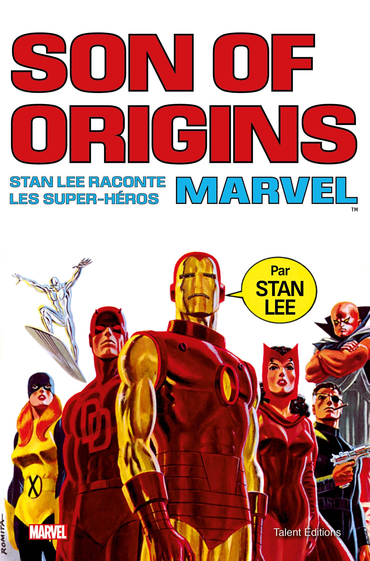 jaquette album Son of Origins, Stan Lee raconte les super-héros Marvel