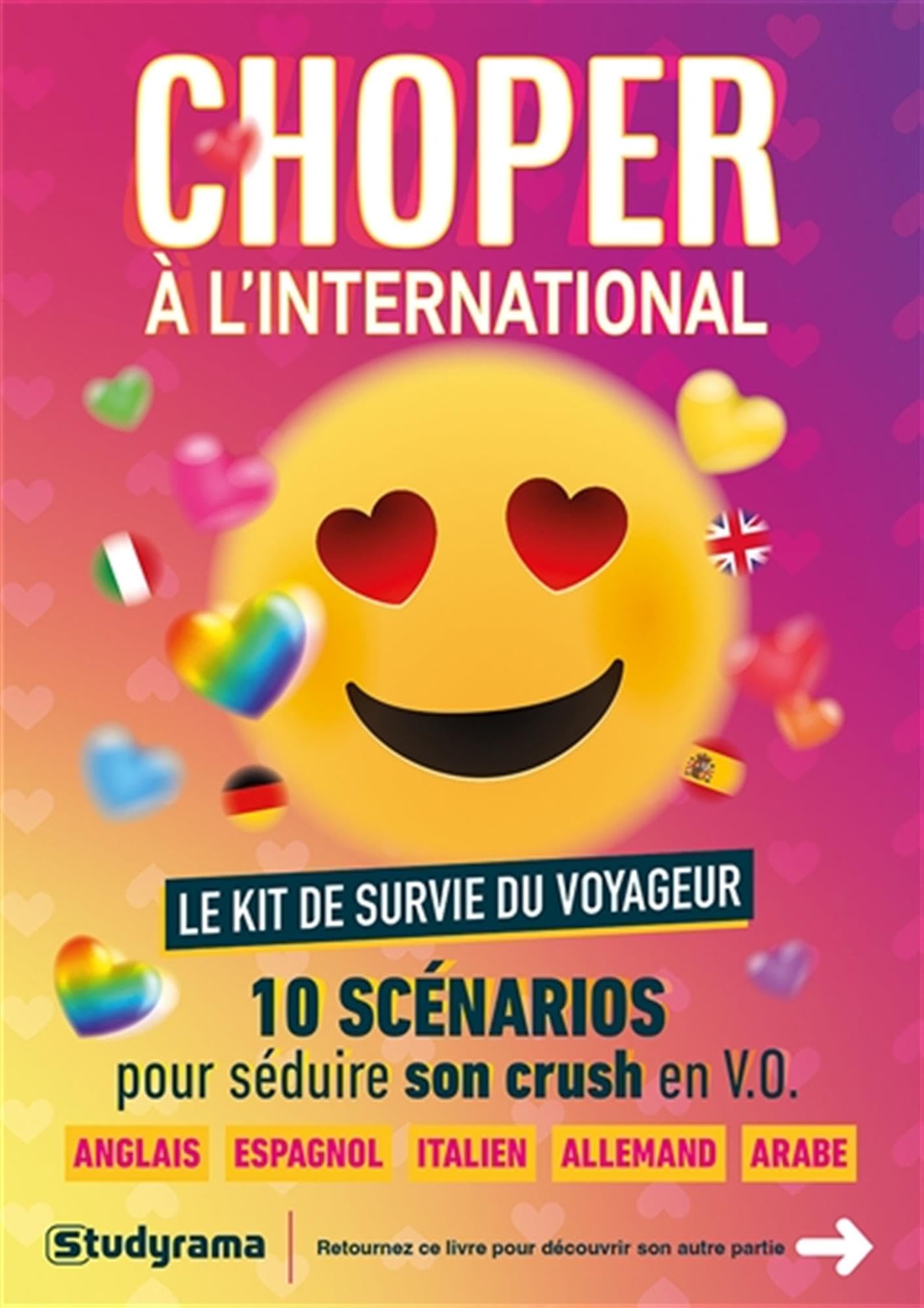 jaquette album Le kit de survie du voyageur – Choper à l'international / S'embrouiller à l'international: 10 scénarios pour séduire son crush en VO / Des dizaines d'insultes pour ne plus passer pour un touriste