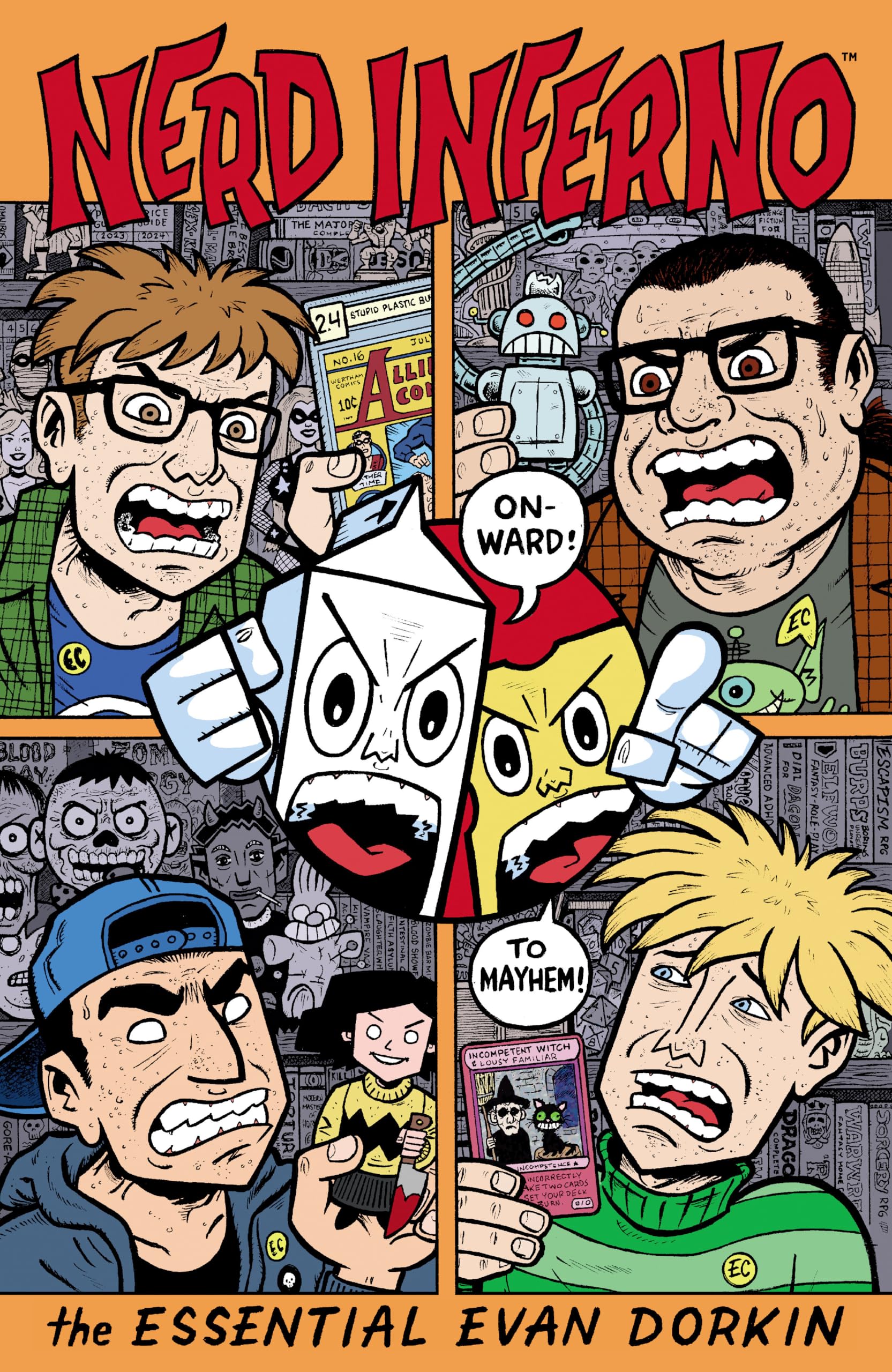 jaquette album Nerd Inferno: The Essential Evan Dorkin