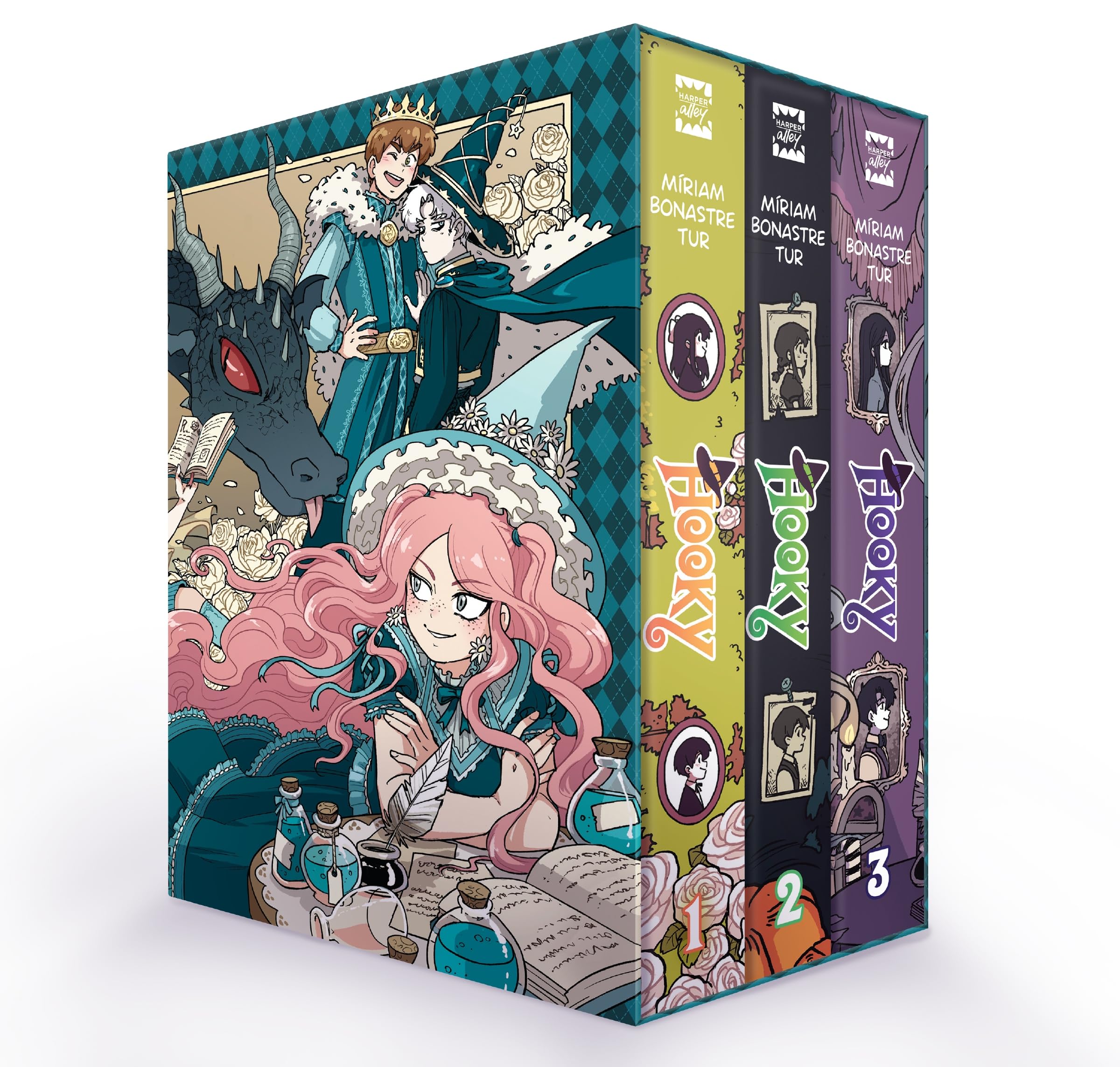 jaquette album Hooky 3-Book Box Set: Hooky, Hooky Volume 2, Hooky Volume 3: A Graphic Novel Collection