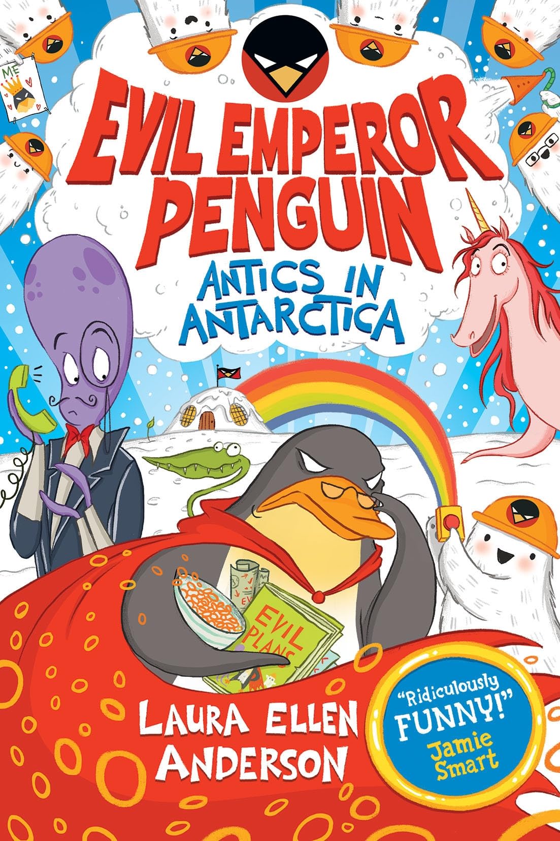 jaquette album Evil Emperor Penguin: Antics in Antarctica