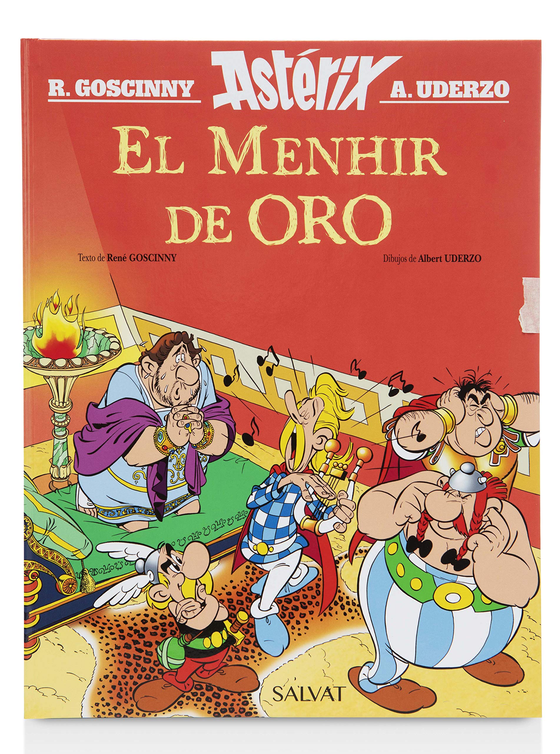 jaquette album Asterix in Spanish - El Menhir de Oro