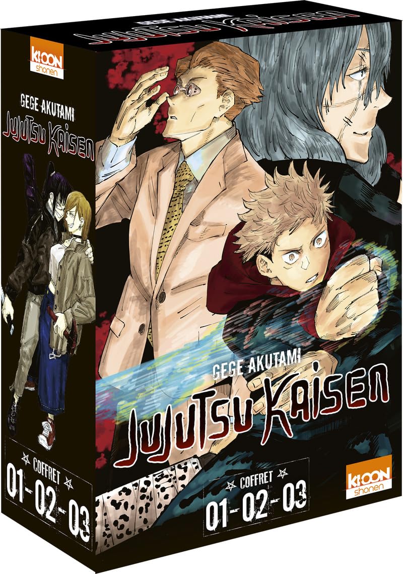 jaquette album Coffret Jujutsu Kaisen vol. 1 à 3 2025