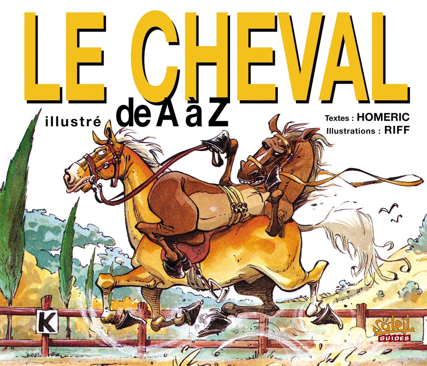 jaquette album Le Cheval illustré de A à Z