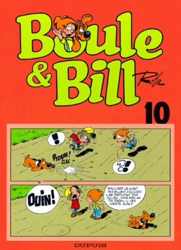 jaquette album Boule et Bill, tome 10