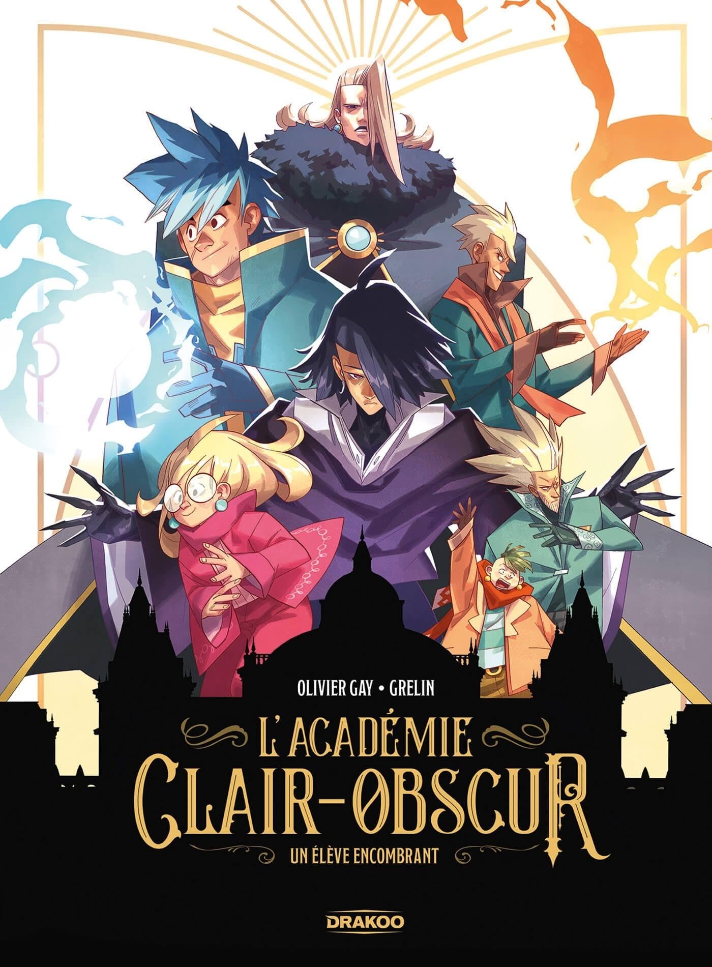 jaquette album L' Académie Clair-Obscur - vol. 01: Un élève encombrant