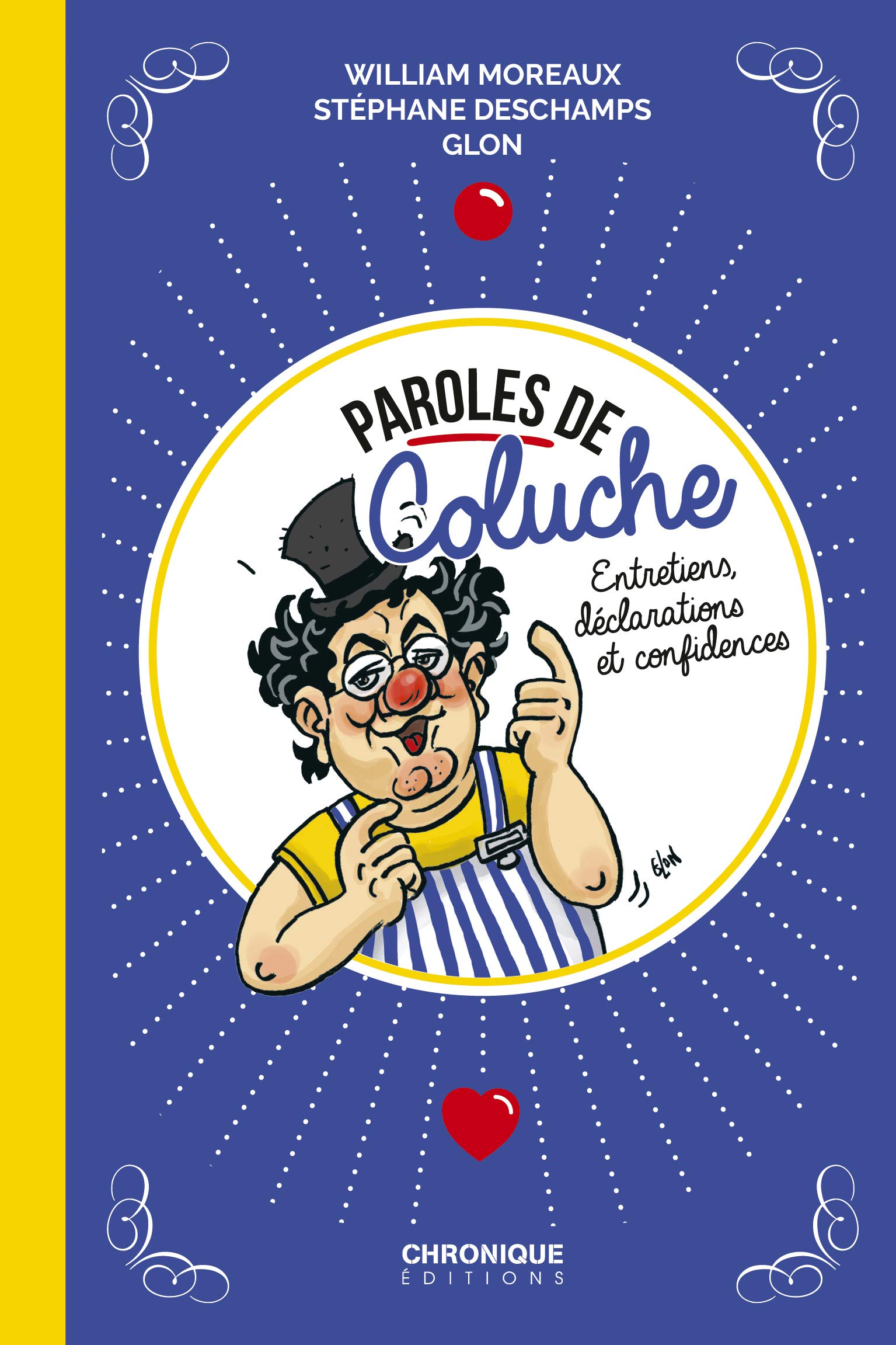jaquette album Paroles de Coluche