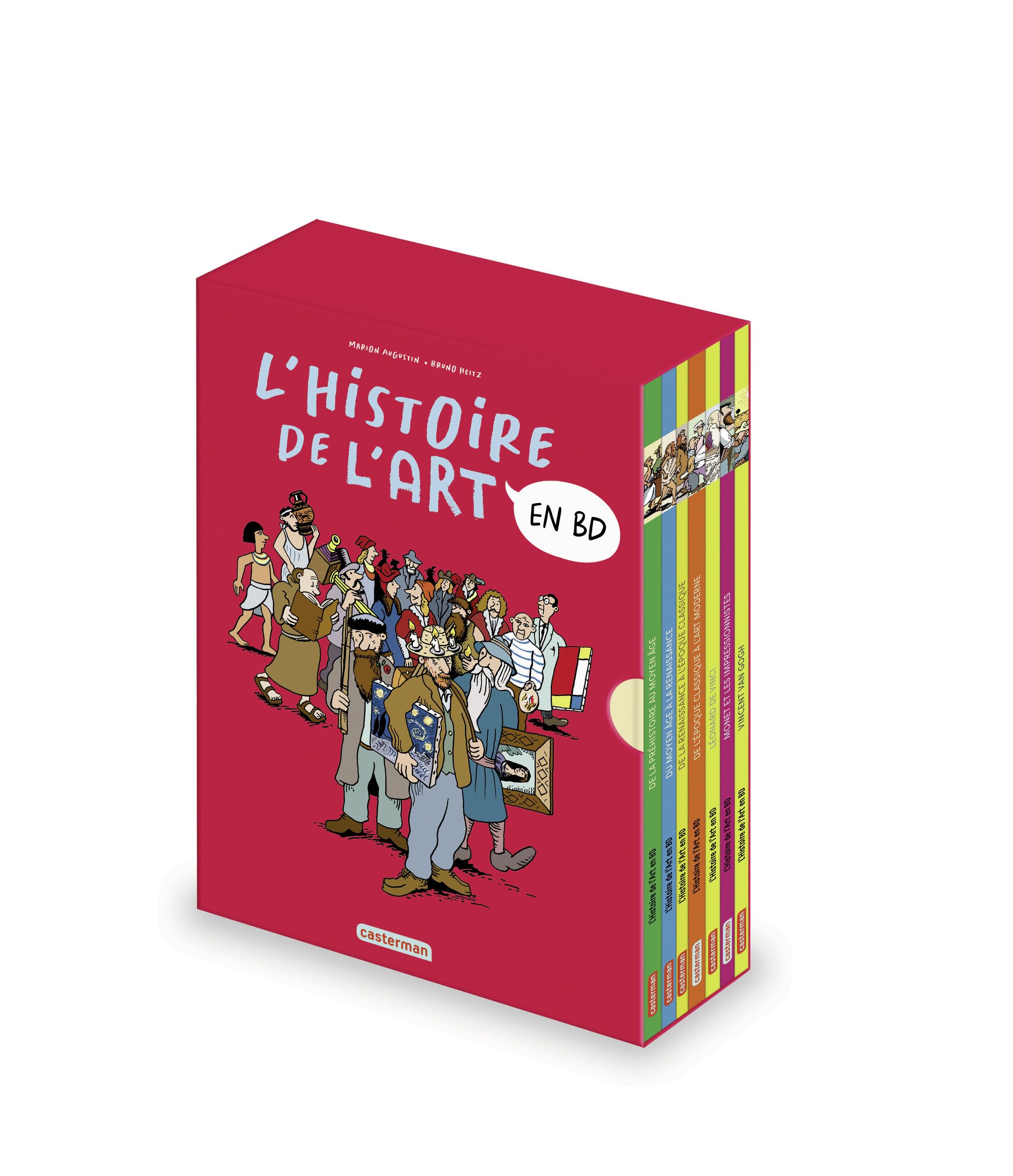jaquette album L'Histoire de l'Art en BD: Coffret - Nouvelle édition