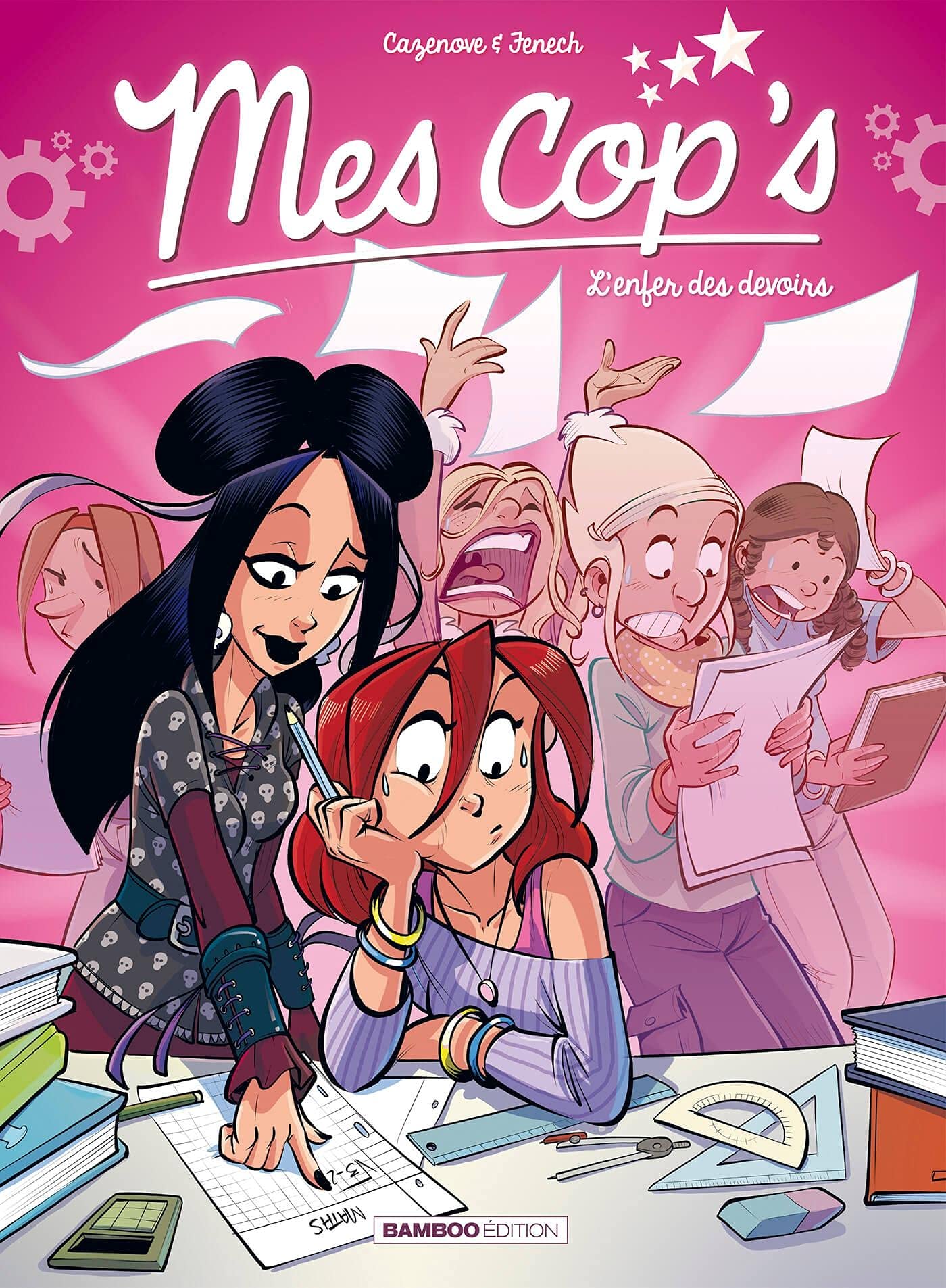 jaquette album Mes cop's - tome 07 - top humour: L'Enfer des devoirs