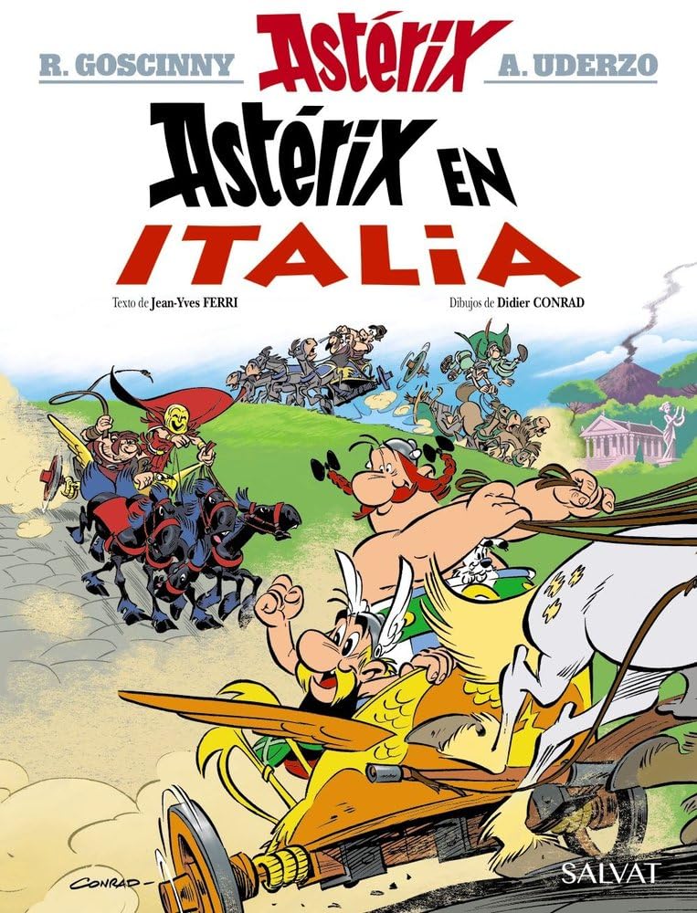 jaquette livre Asterix in Spanish : Asterix en Italia